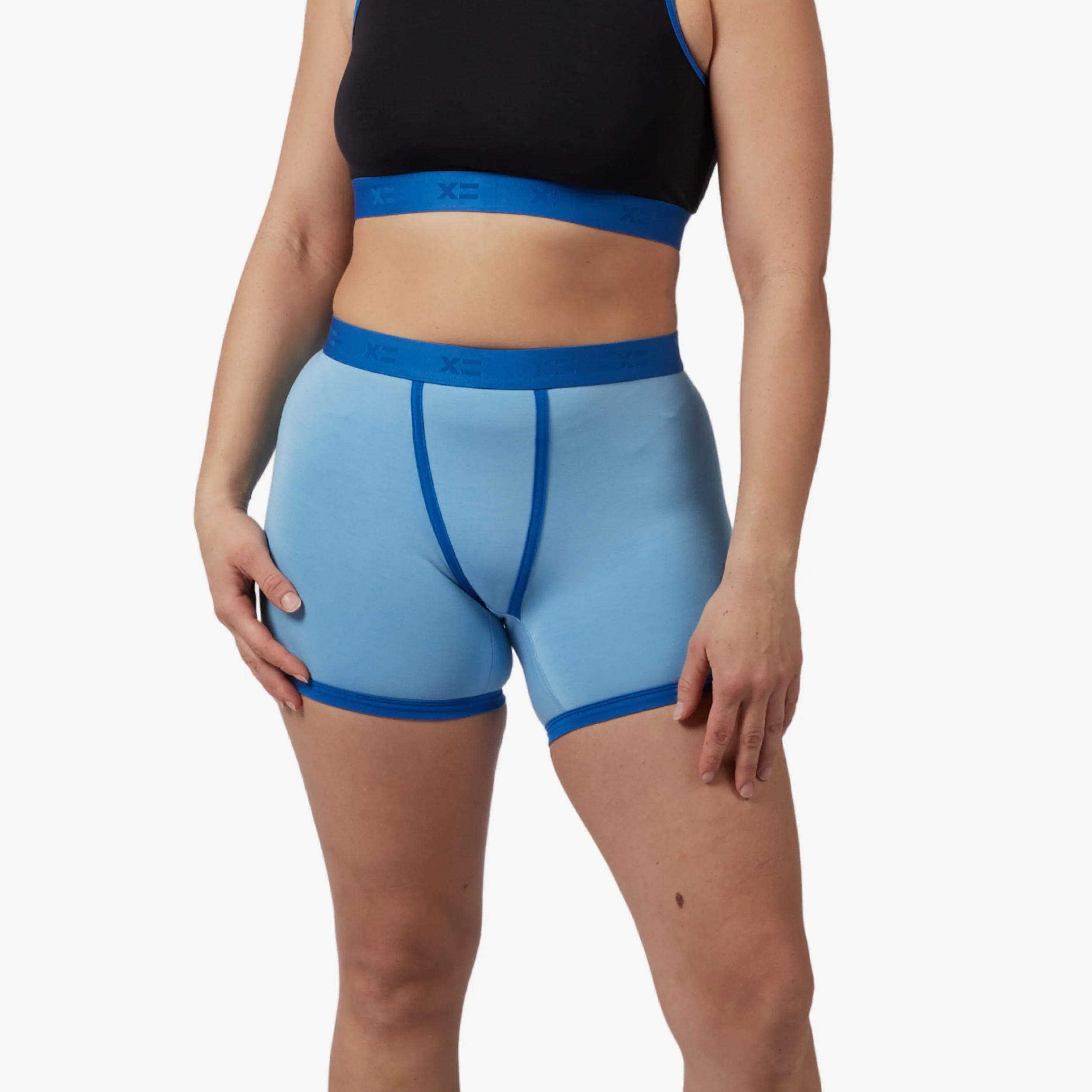 4.5" Trunks - TENCEL Modal Too Blue - Image 3