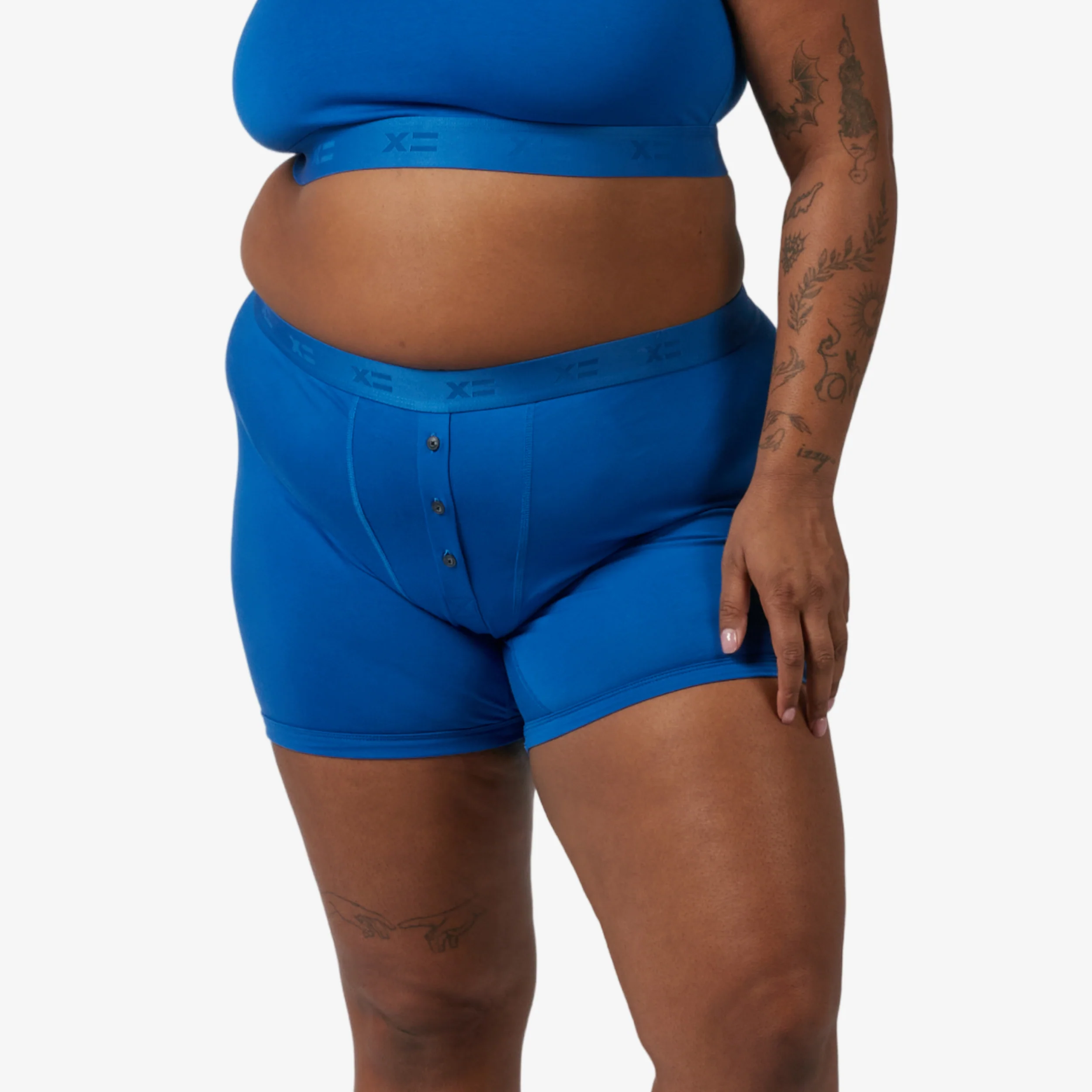 6" Fly Boxer Briefs - Ink Blue - Image 3