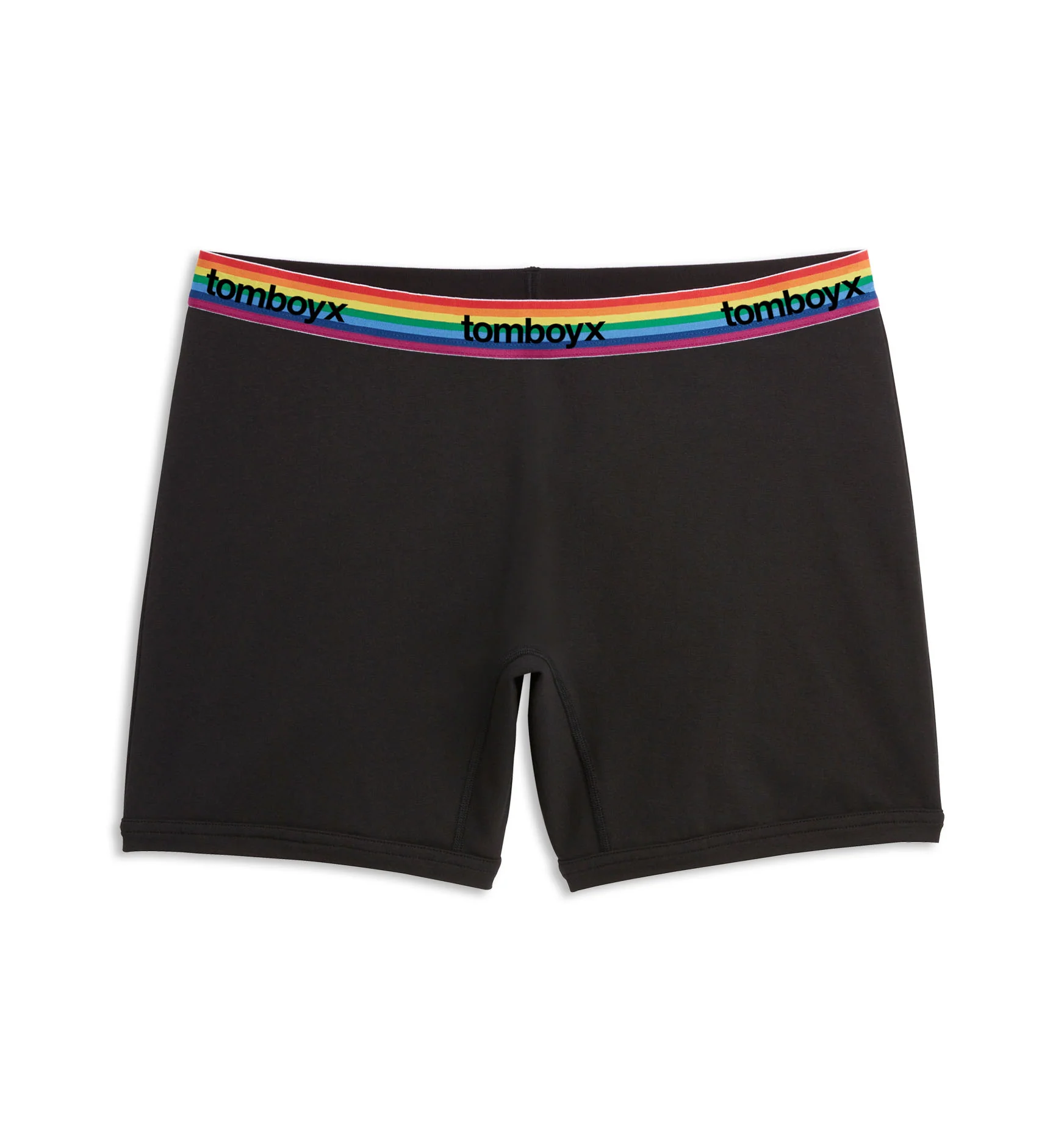 6" No Fly Boxer Briefs - Rainbow Logo Imperfects