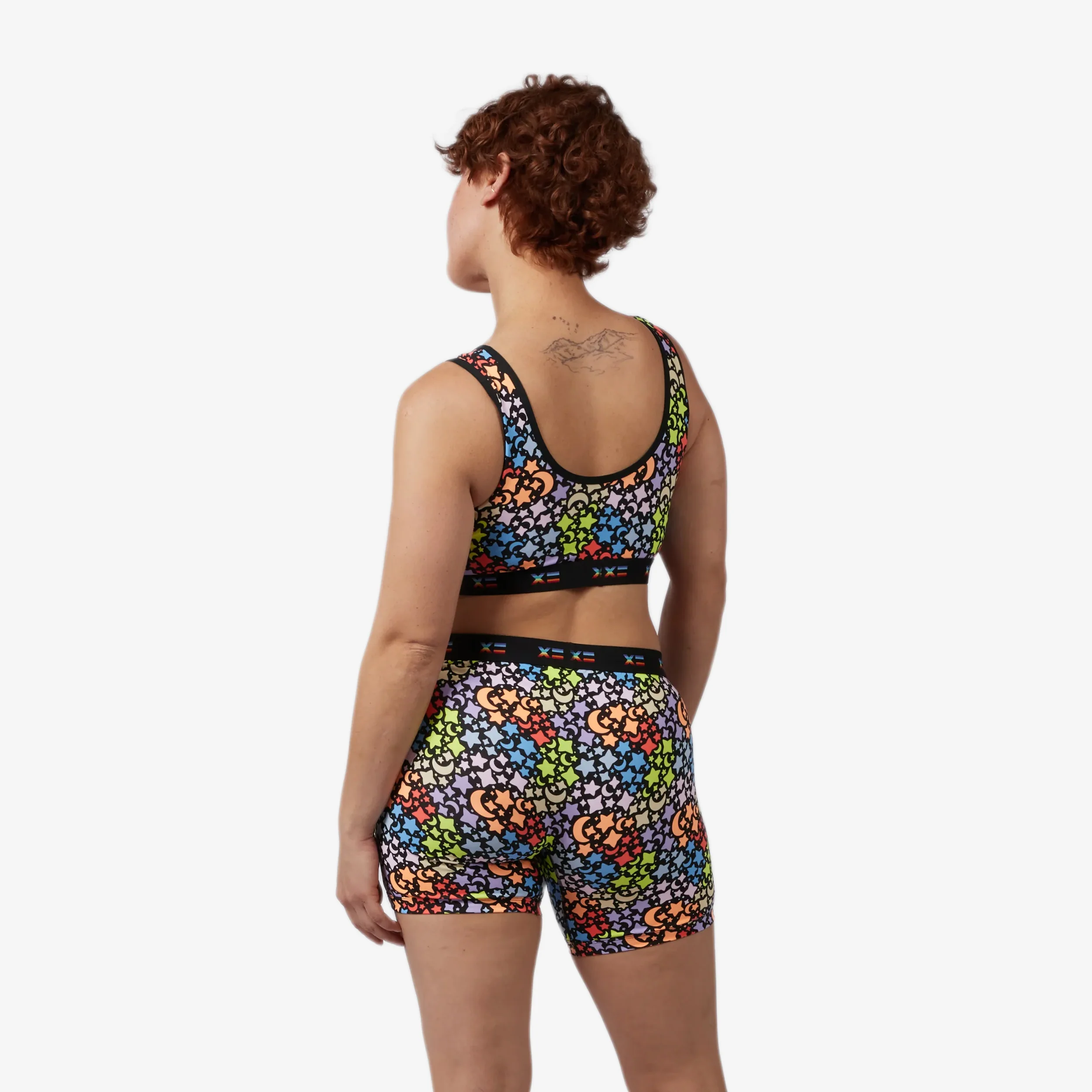 6" No Fly Boxer Briefs - Rainbow Starburst - Image 5