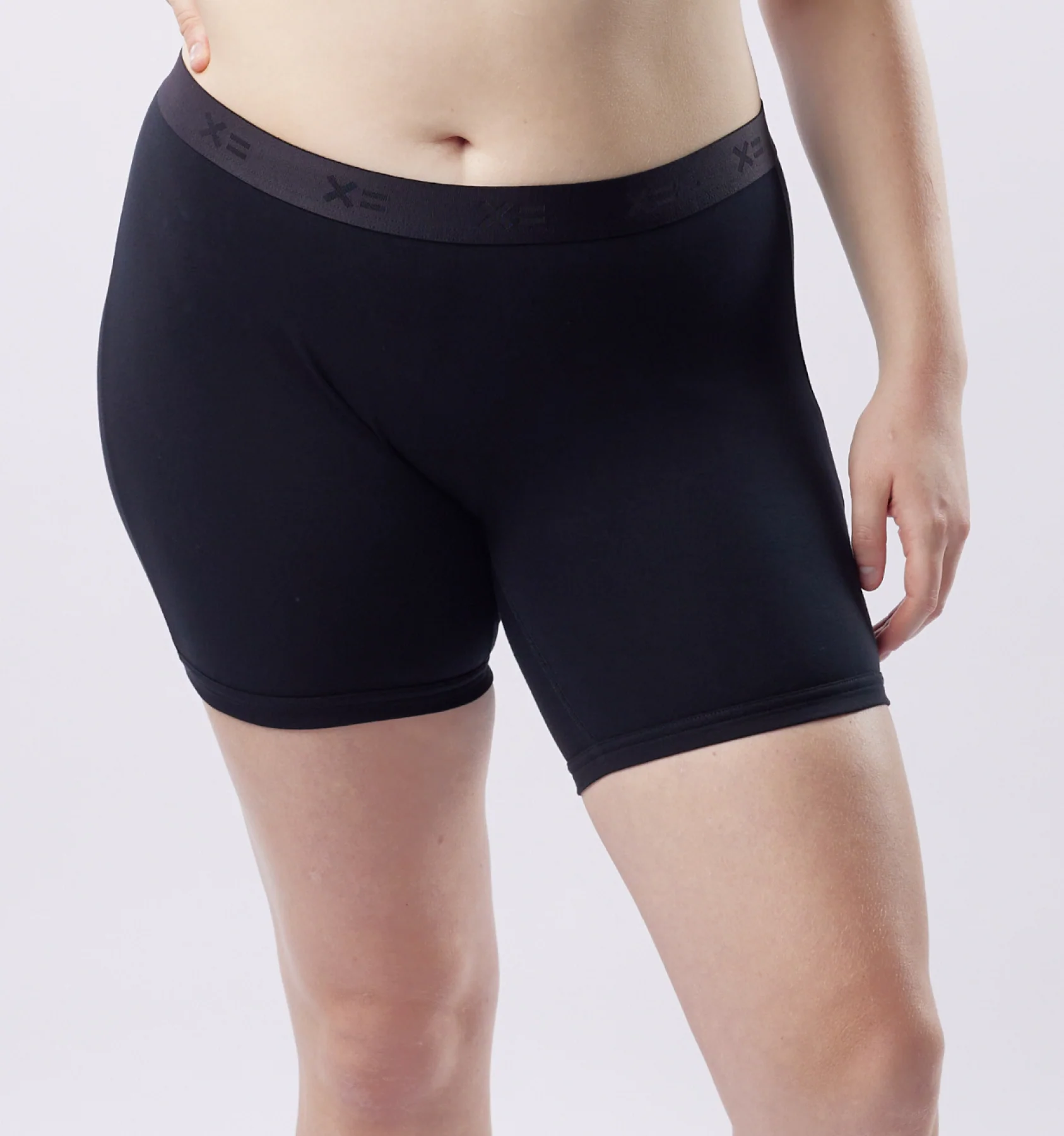 6" No Fly Boxer Briefs - X= Black - Image 2