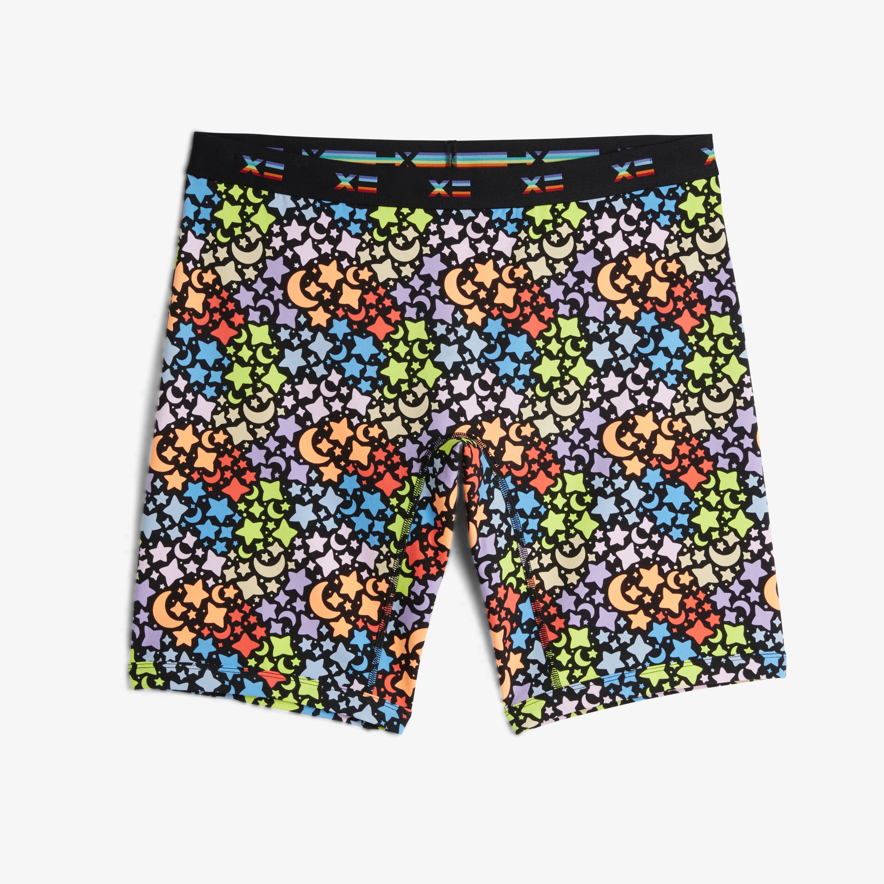 9" Boxer Briefs - Rainbow Starburst