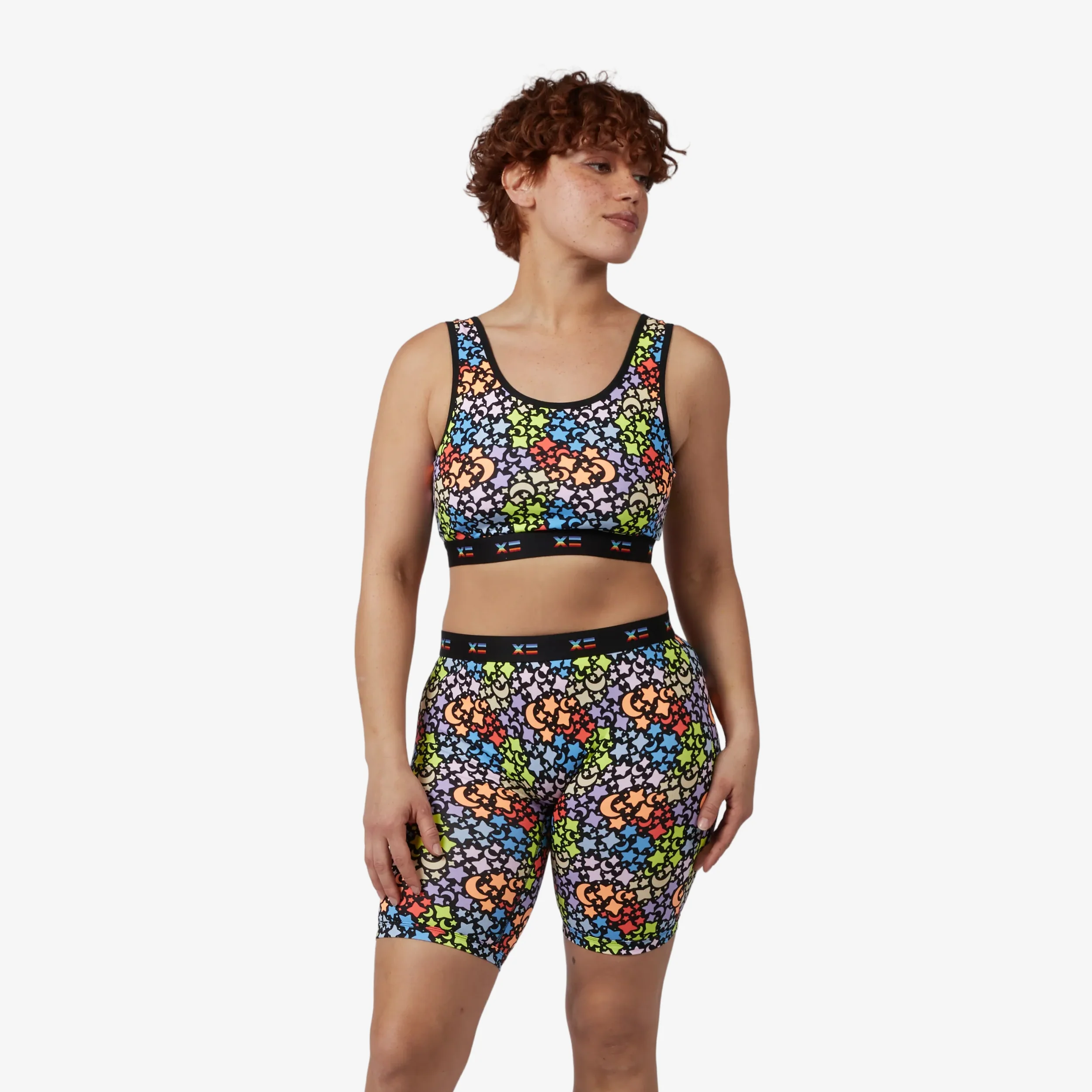 9" Boxer Briefs - Rainbow Starburst - Image 4