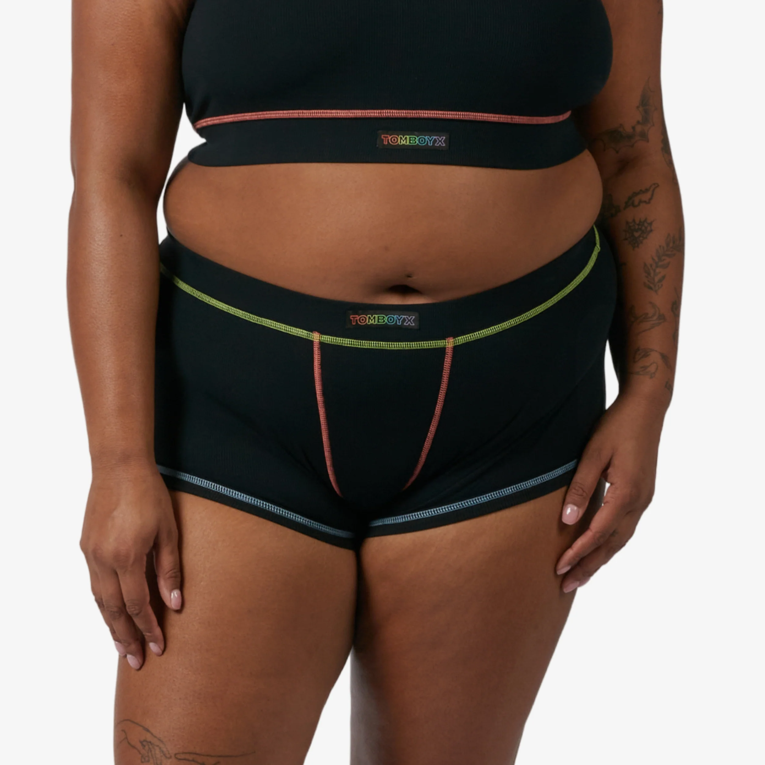 Bamboo Rib Boy Shorts - Stitched With Love - Image 4