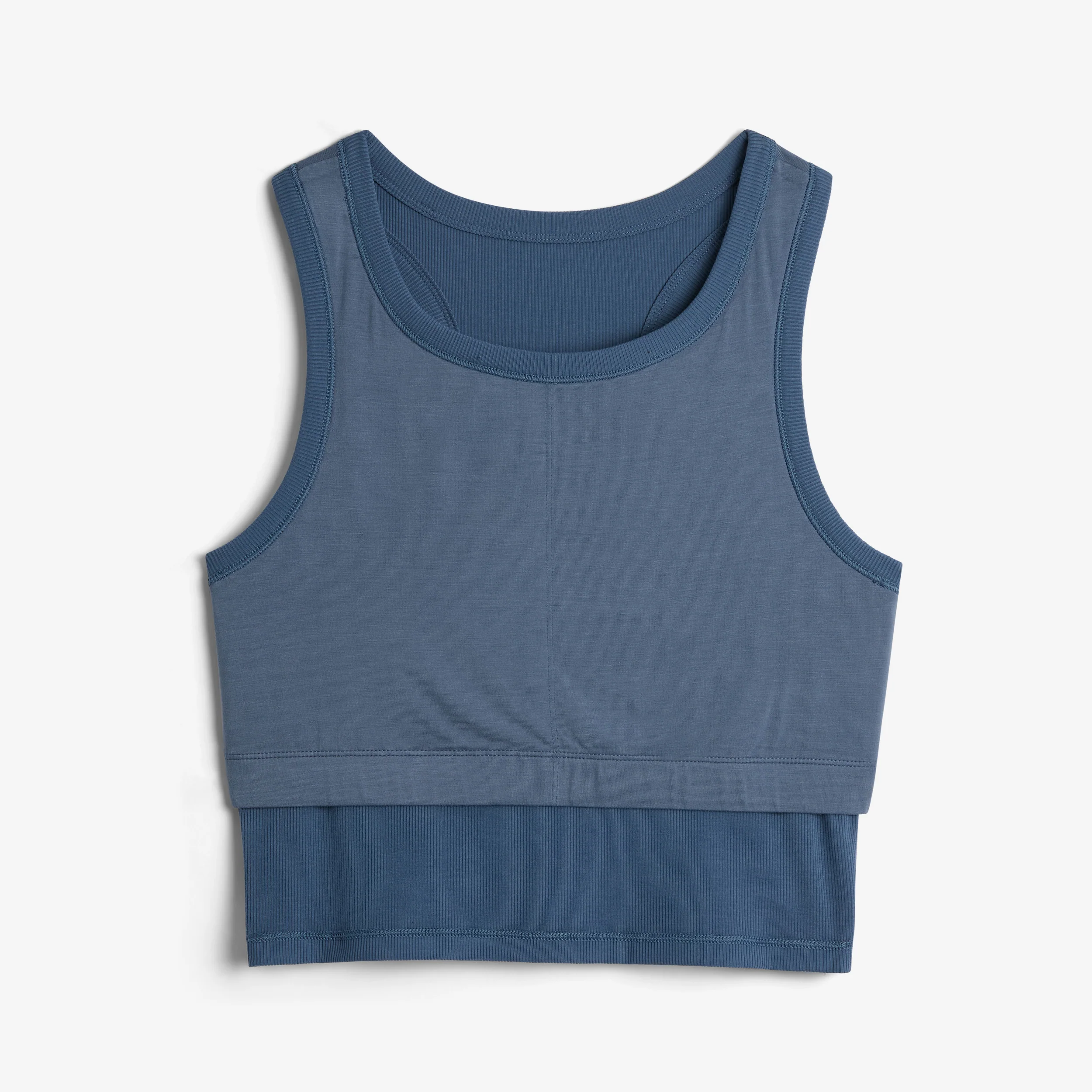 Bamboo Rib Bra Top - Bering Sea - Image 4