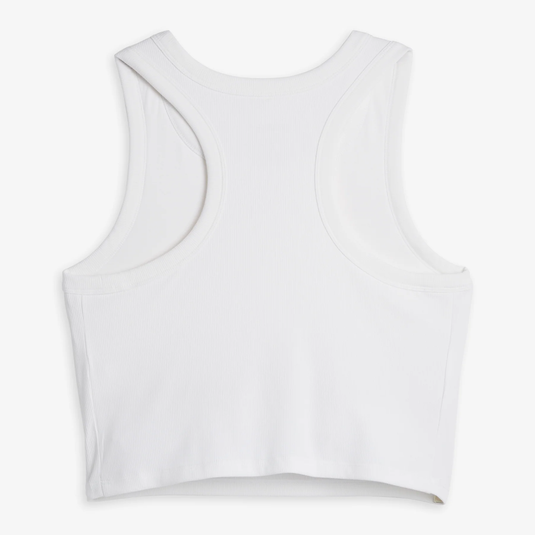 Bamboo Rib Bra Top - Bright White - Image 3