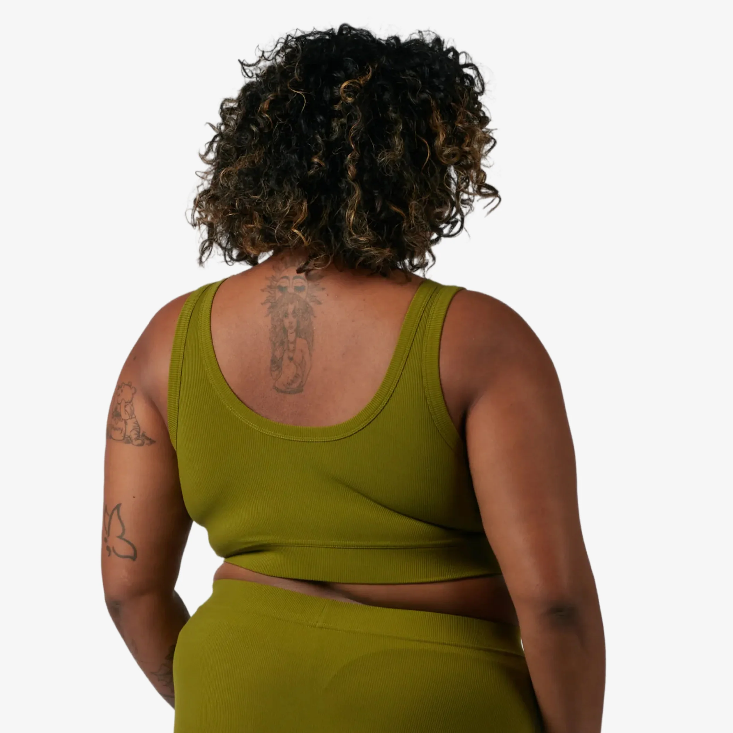 Bamboo Rib Essentials Soft Bra - Avocado - Image 5