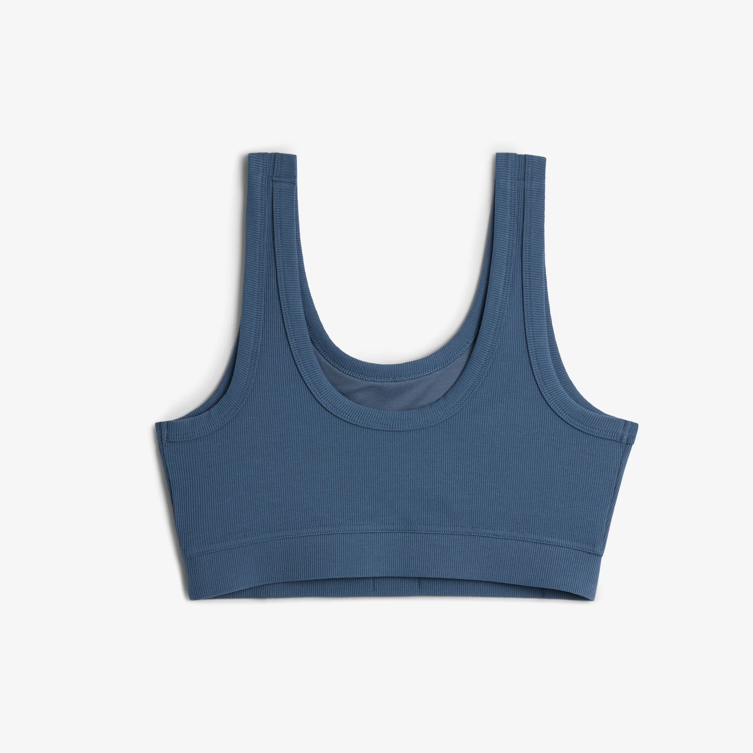 Bamboo Rib Essentials Soft Bra - Bering Sea - Image 3