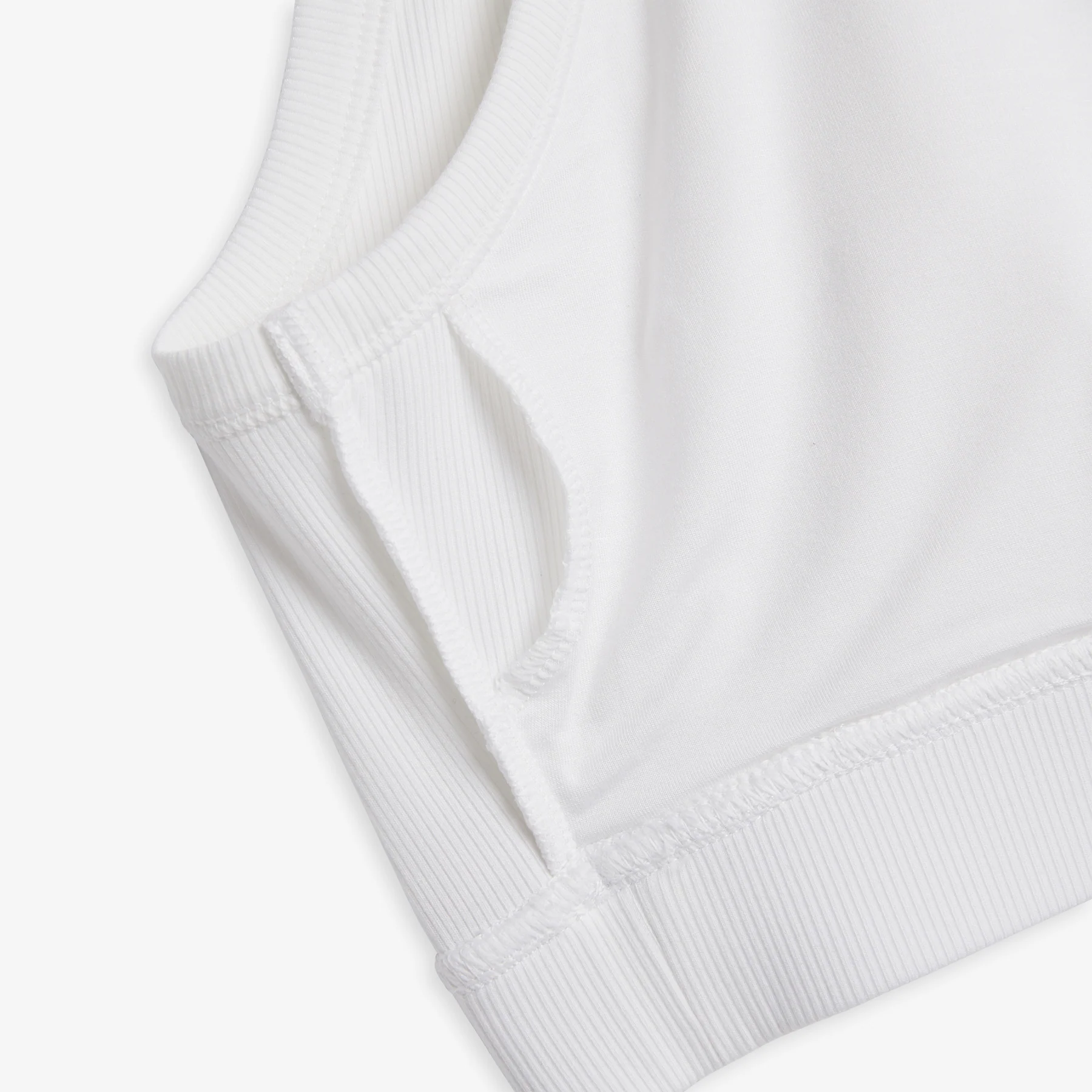 Bamboo Rib Essentials Soft Bra - Bright White - Image 6