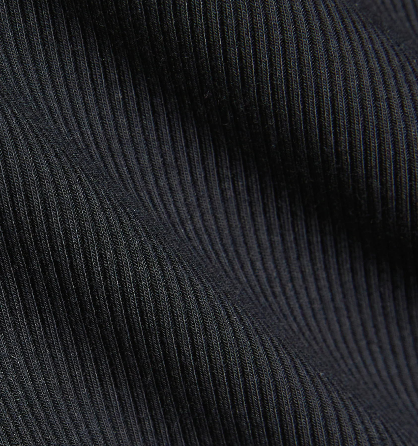 Bamboo Rib Long John - Black - Image 2