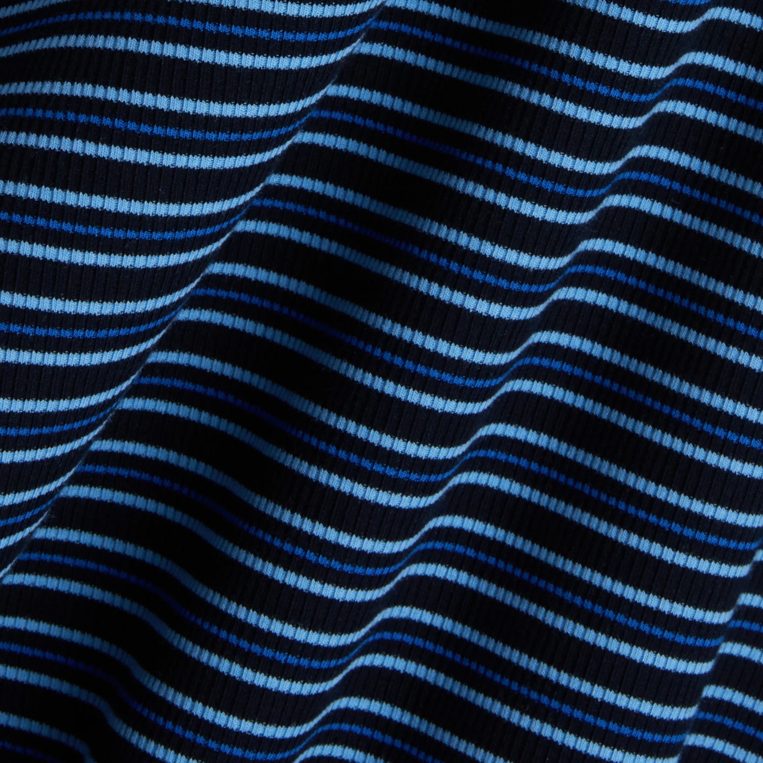 Bamboo Rib 4.5" Trunks - Ink Blue Stripe - Image 2