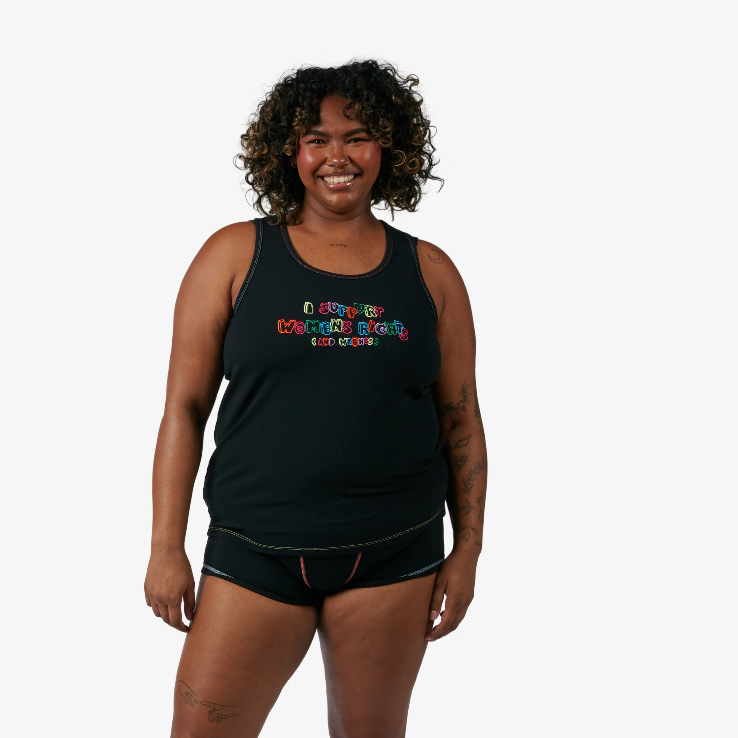 Bamboo Rib Power Tank - Stitched With Love - Image 4