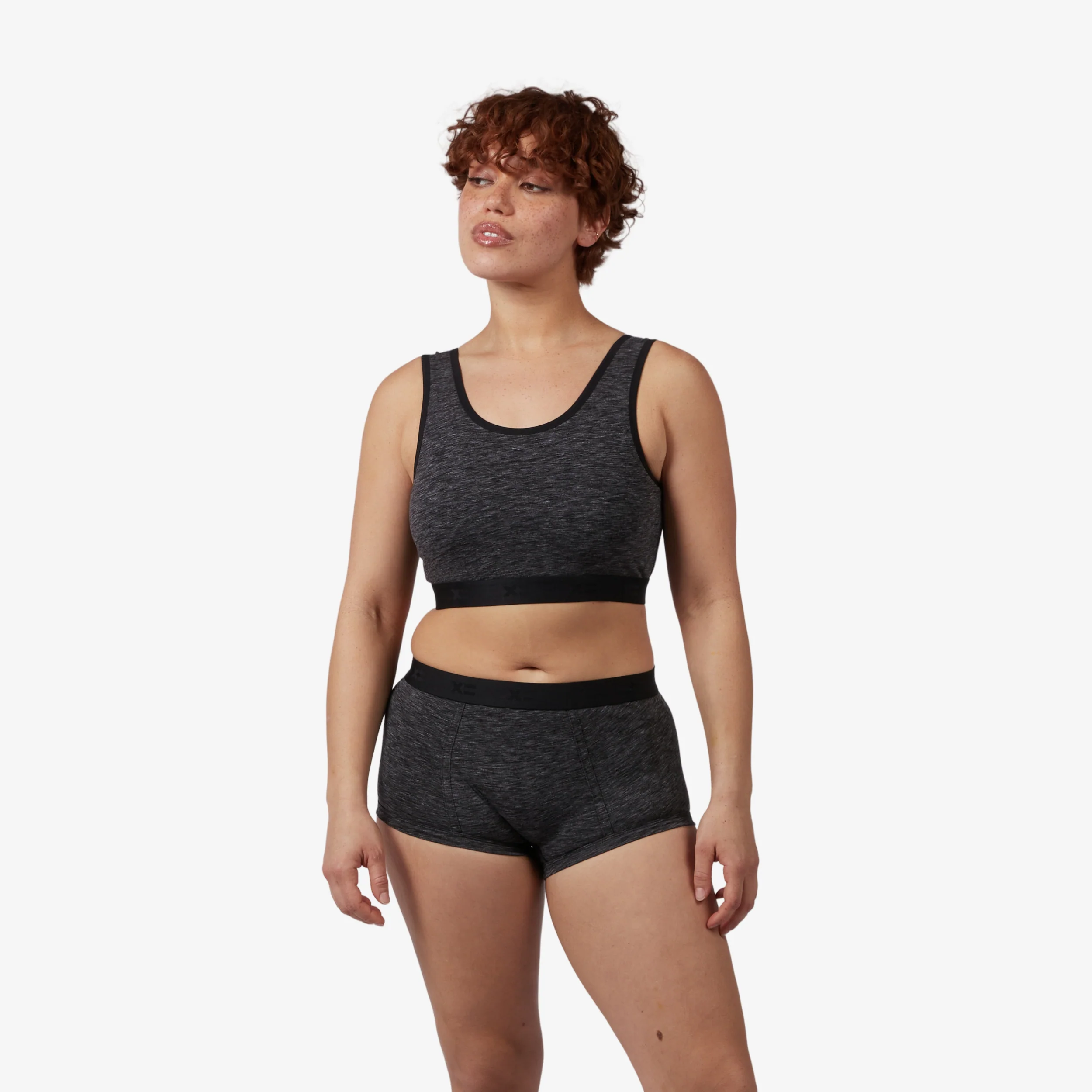 Boy Shorts - Meteor Gray Heather - Image 4