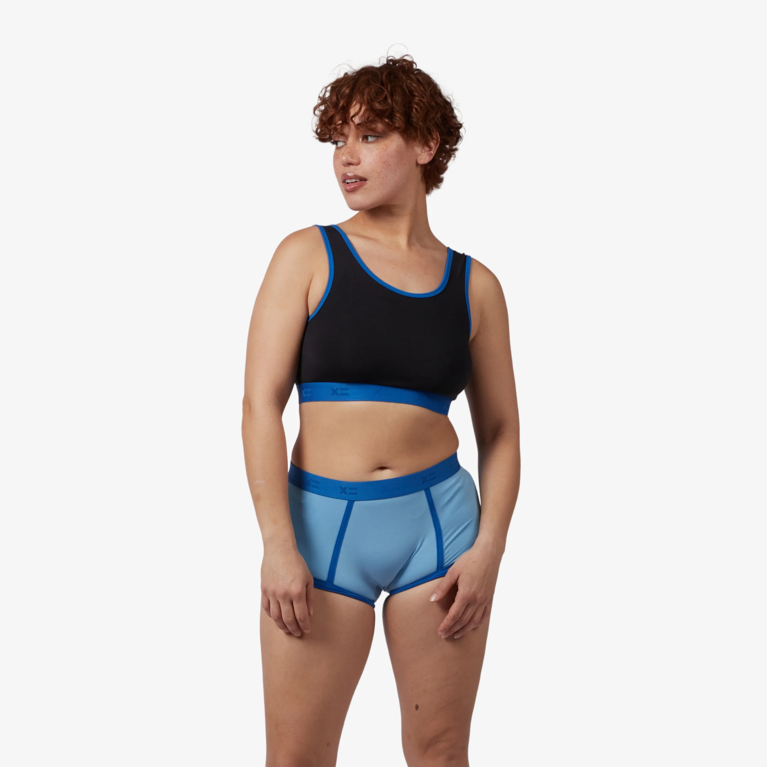 Boy Shorts - TENCEL Modal Too Blue - Image 4