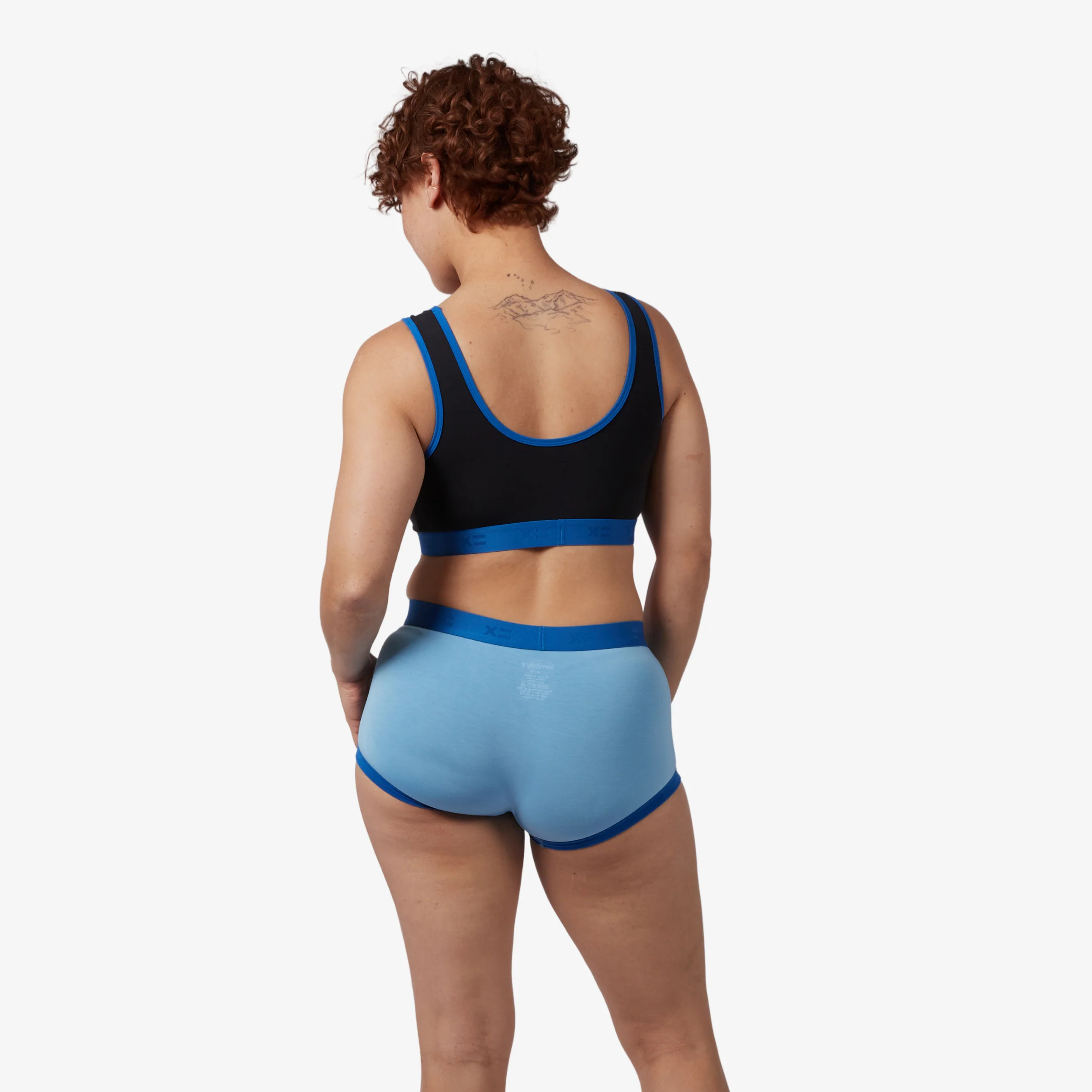 Boy Shorts - TENCEL Modal Too Blue - Image 5