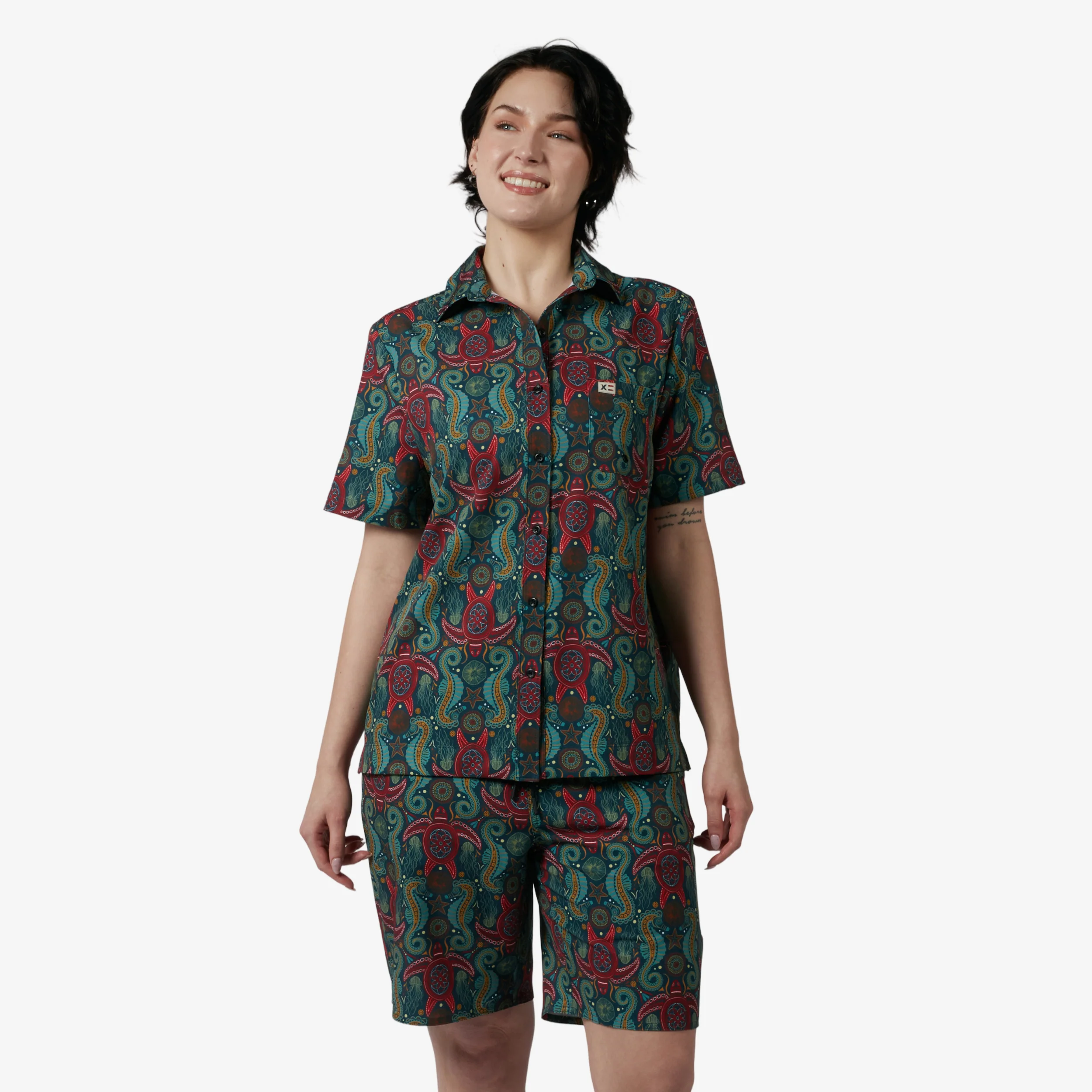 Cabana Shirt - Marine Mosaic - Image 4