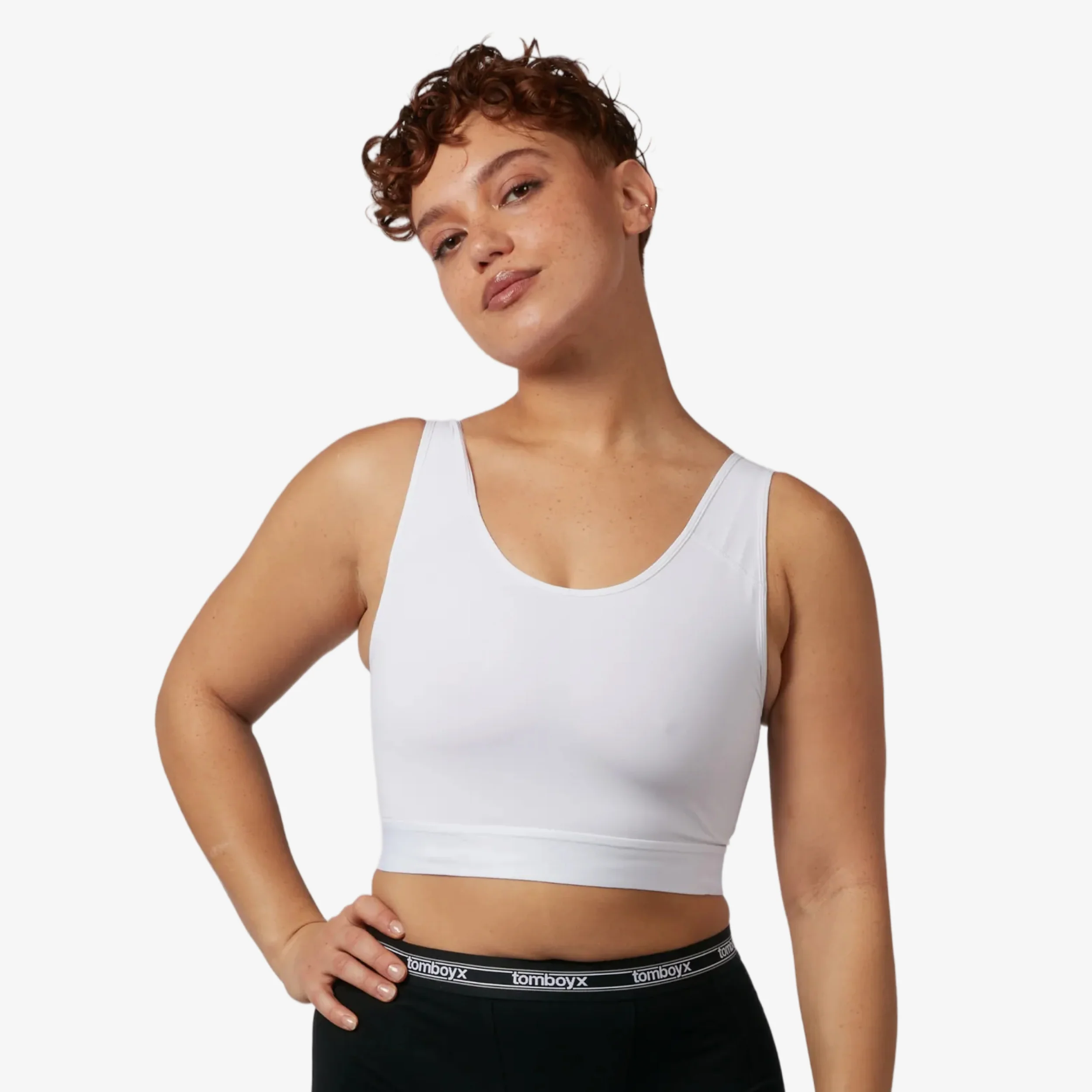 Compression Plus Top - White - Image 3