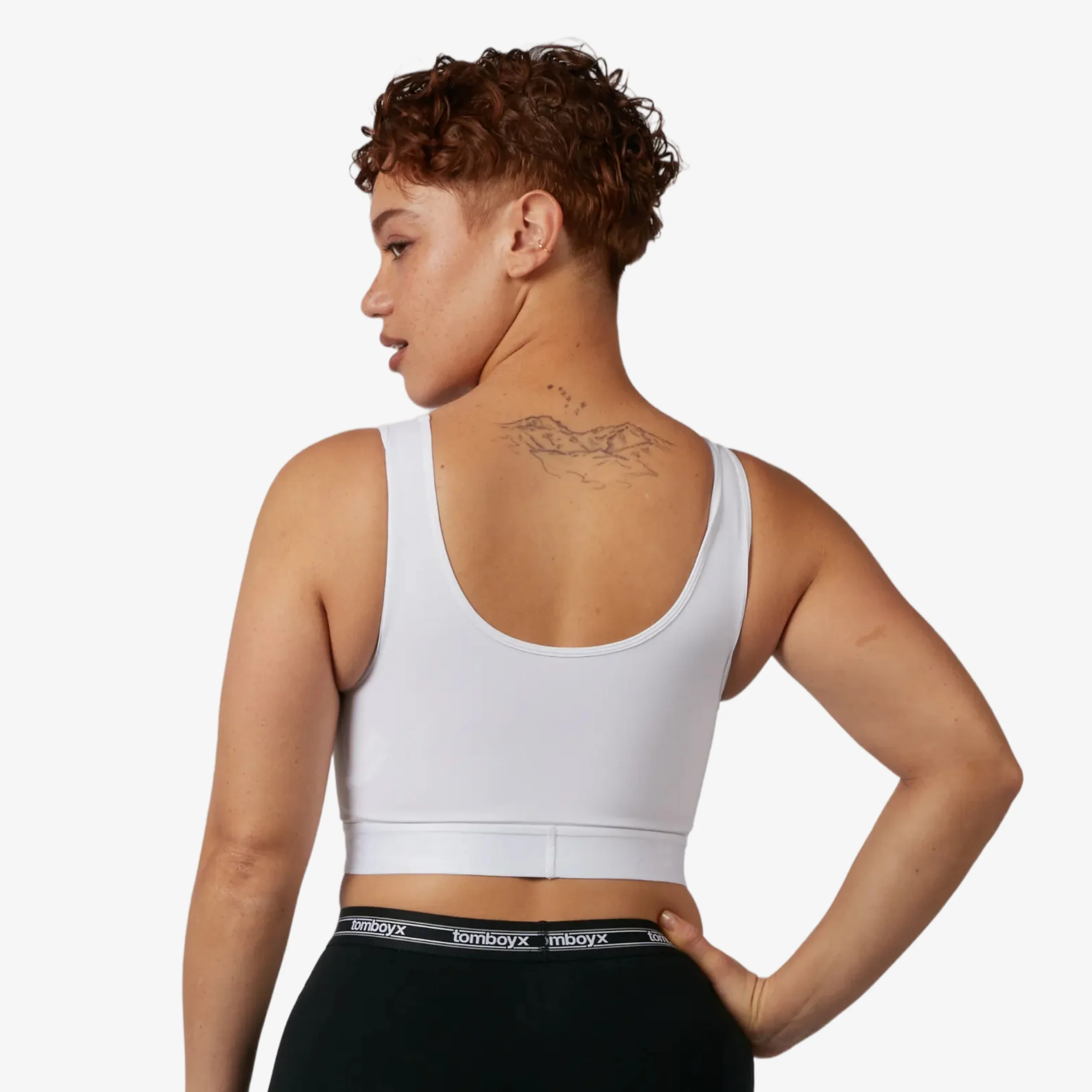 Compression Plus Top - White - Image 5