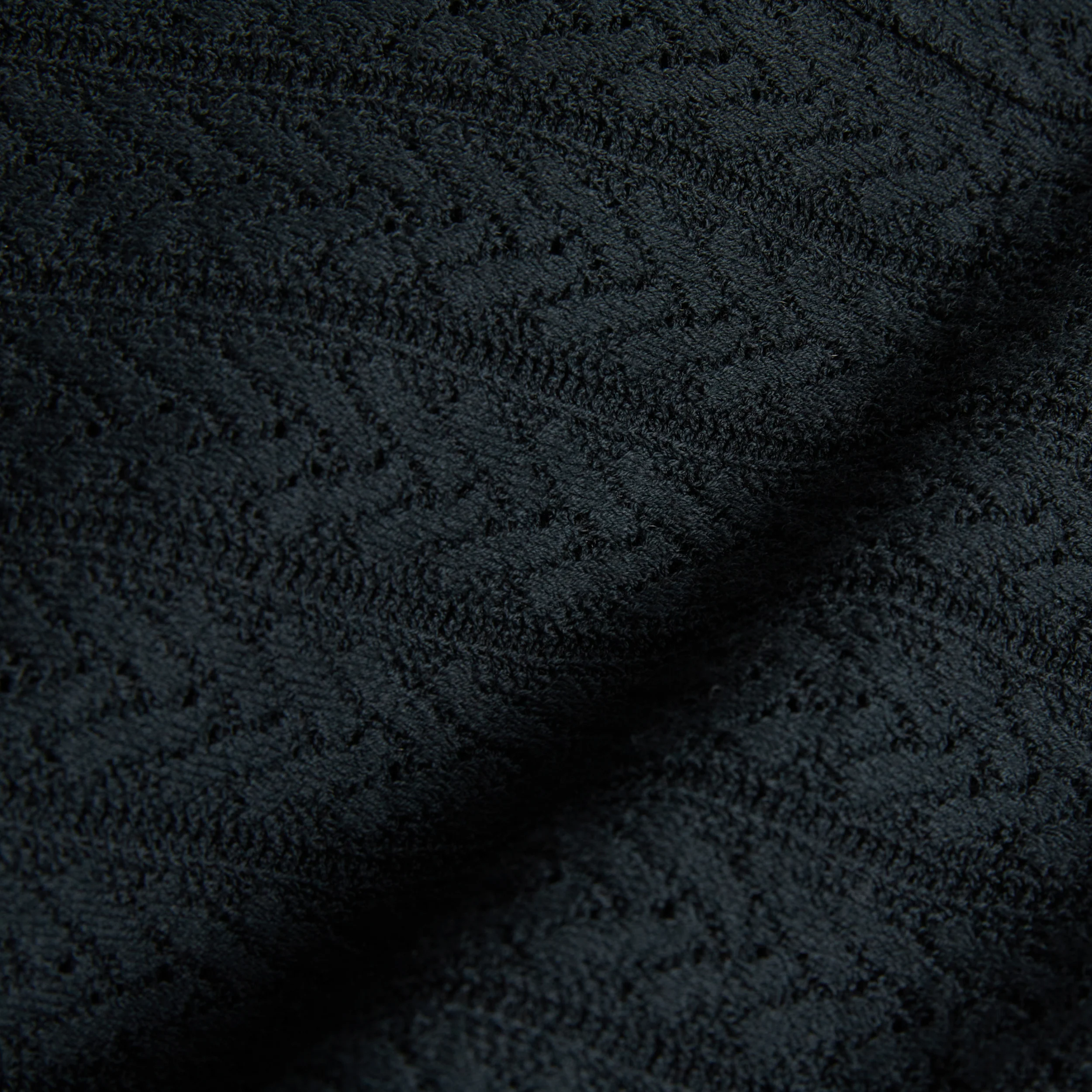Crochet Cabana Shirt - Black - Image 2