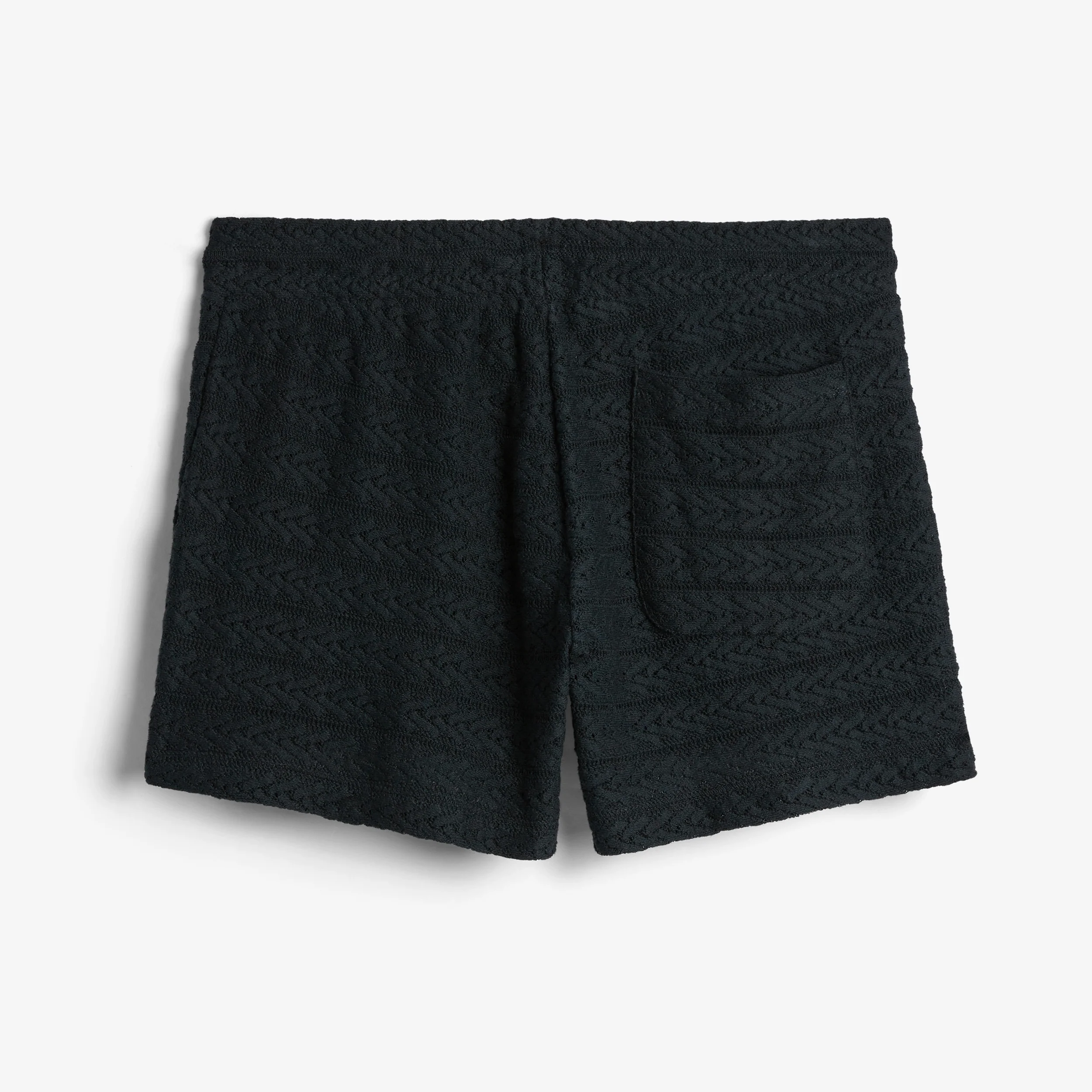 Crochet Cabana Short - Black - Image 3