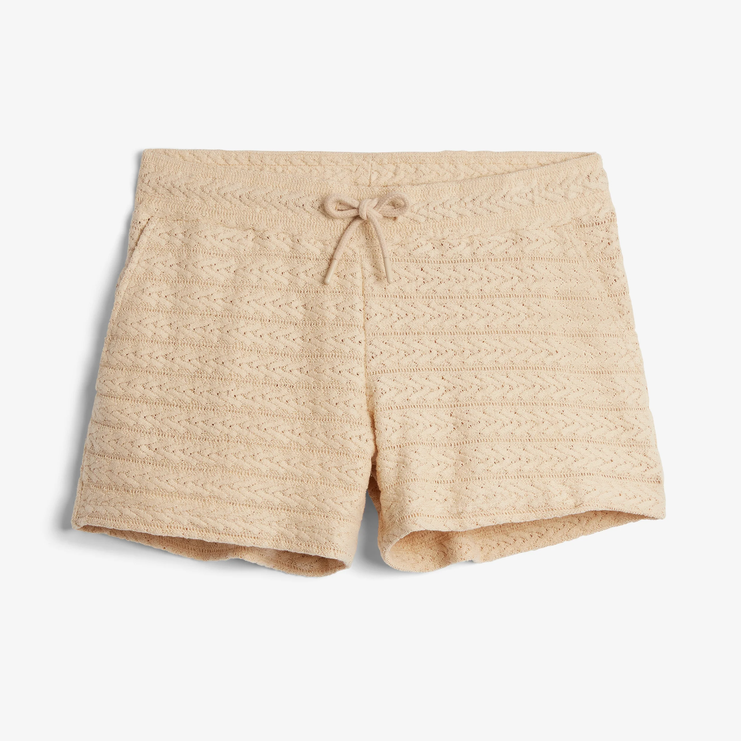 Crochet Cabana Short - Sandshell