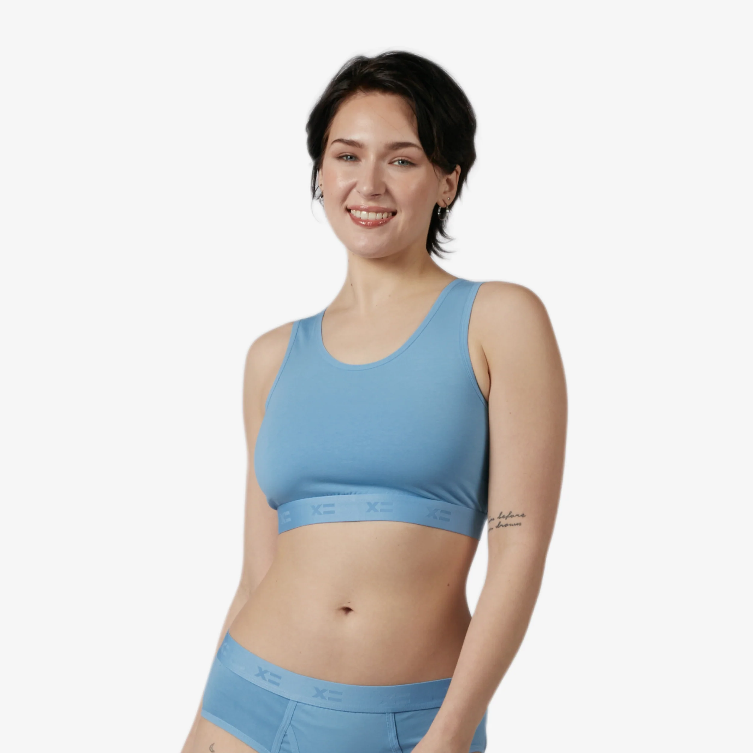 Essentials Soft Bra - Blue Sky - Image 4