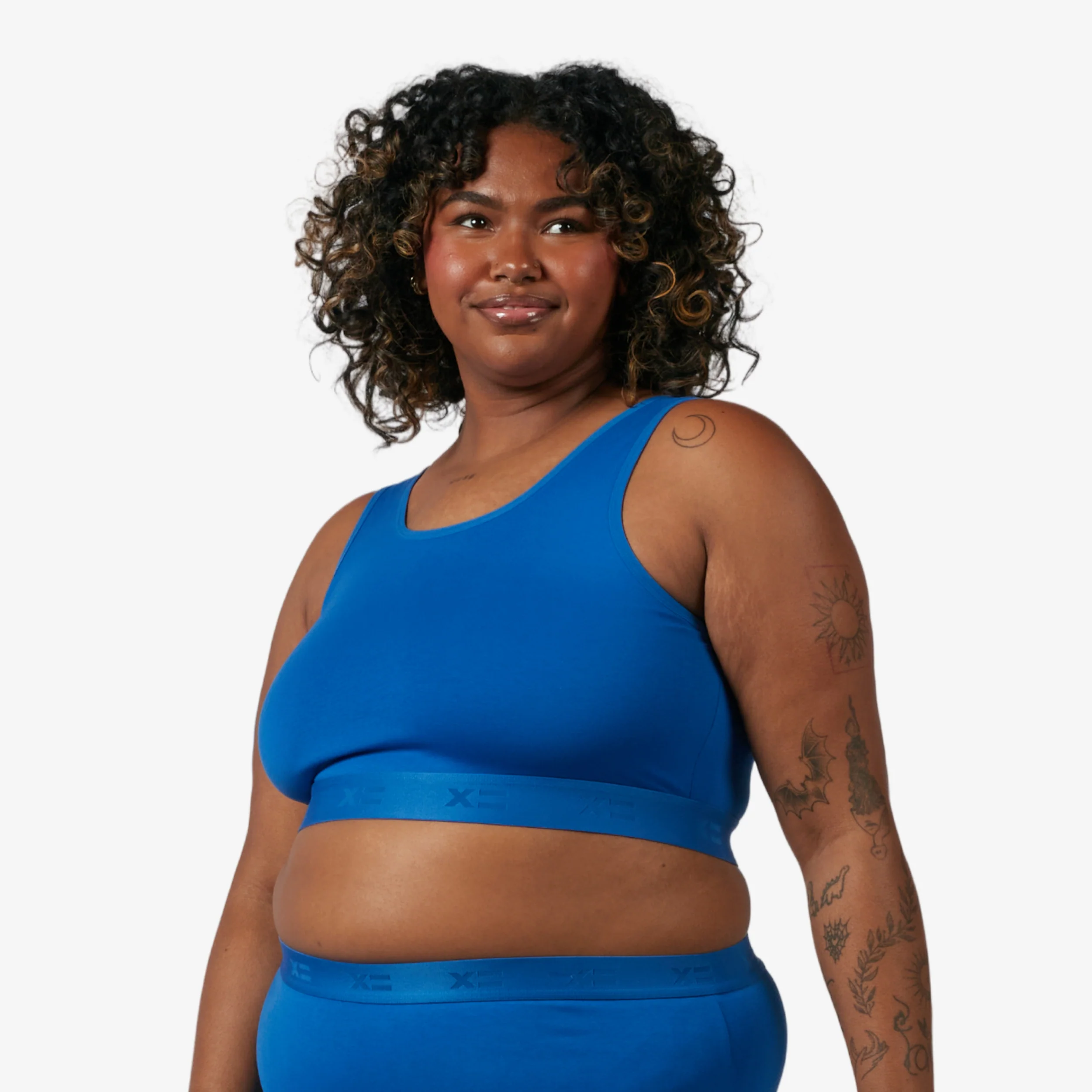 Essentials Soft Bra - Ink Blue - Image 4