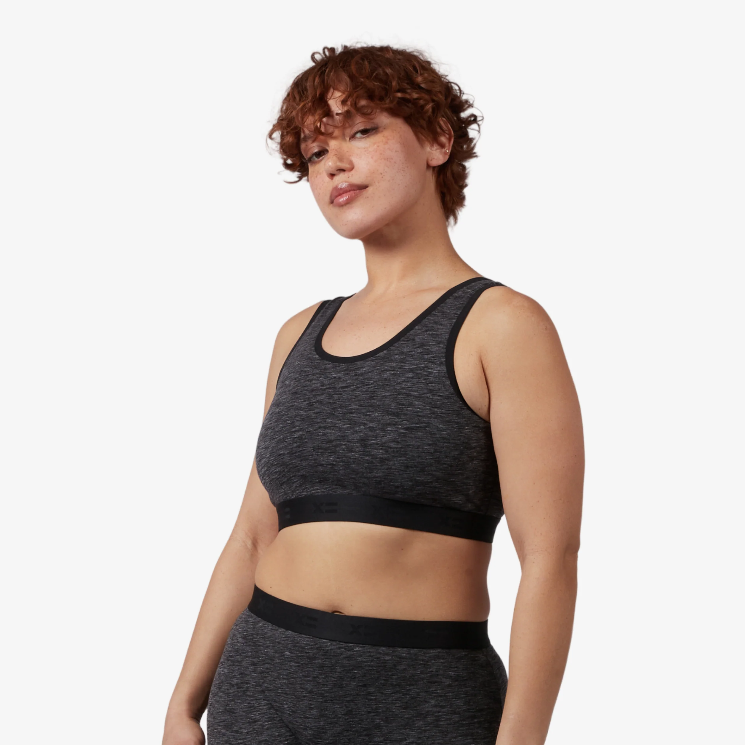 Essentials Soft Bra - Meteor Gray Heather - Image 3