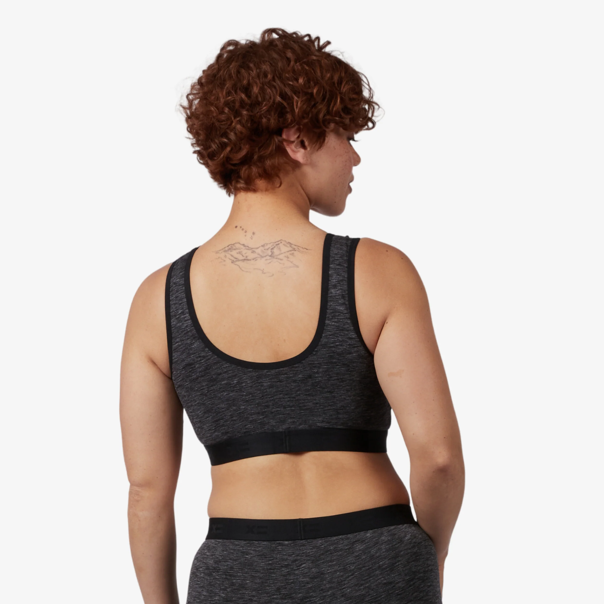 Essentials Soft Bra - Meteor Gray Heather - Image 4