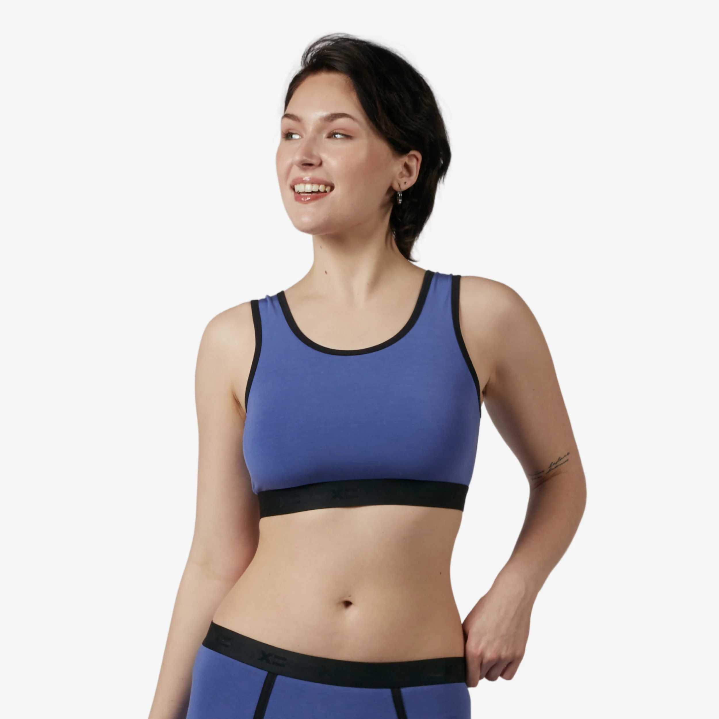 Essentials Soft Bra - TENCEL™ Modal Purple Storm - Image 4