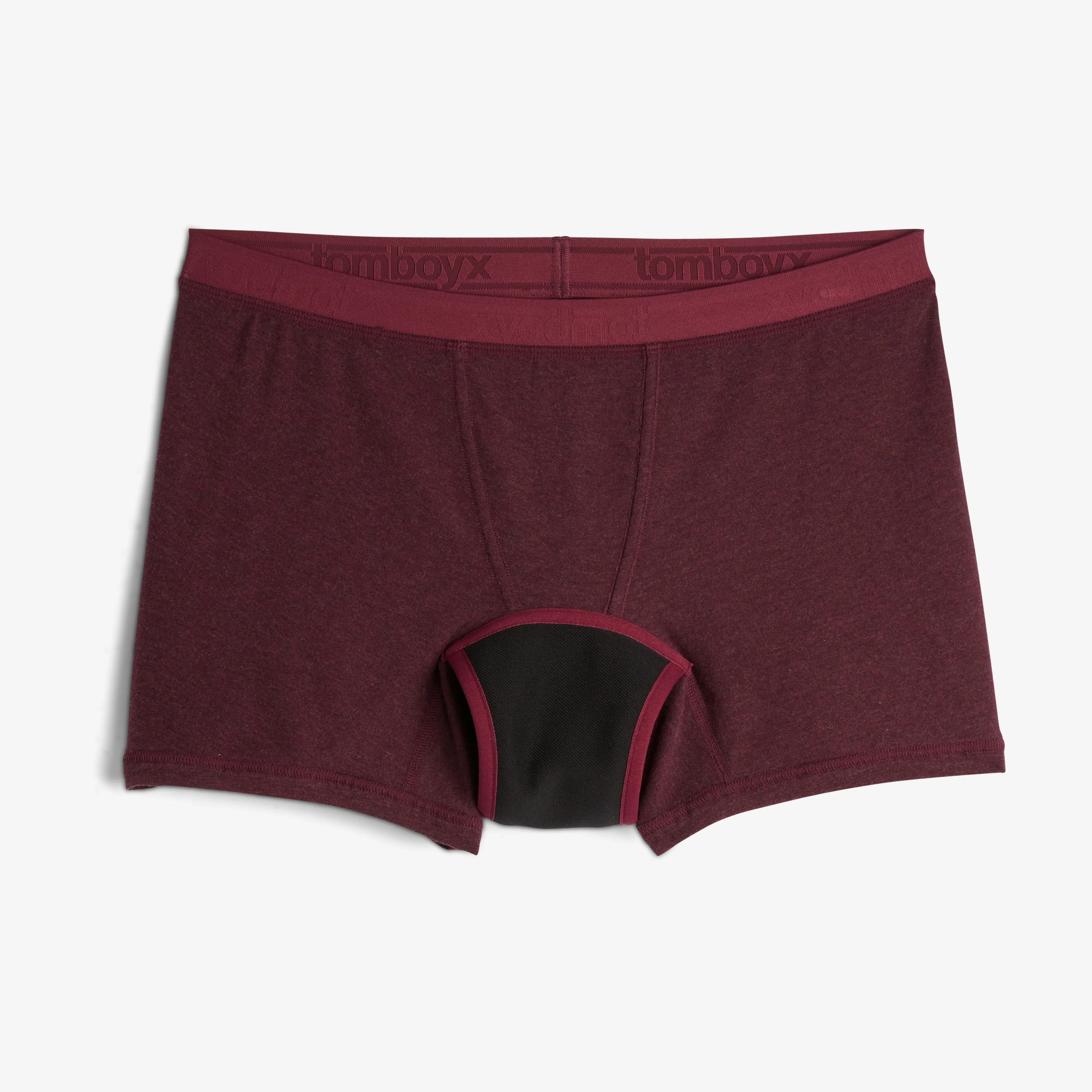 First Line Period 4.5" Trunks - Black Cherry Heather - Image 2