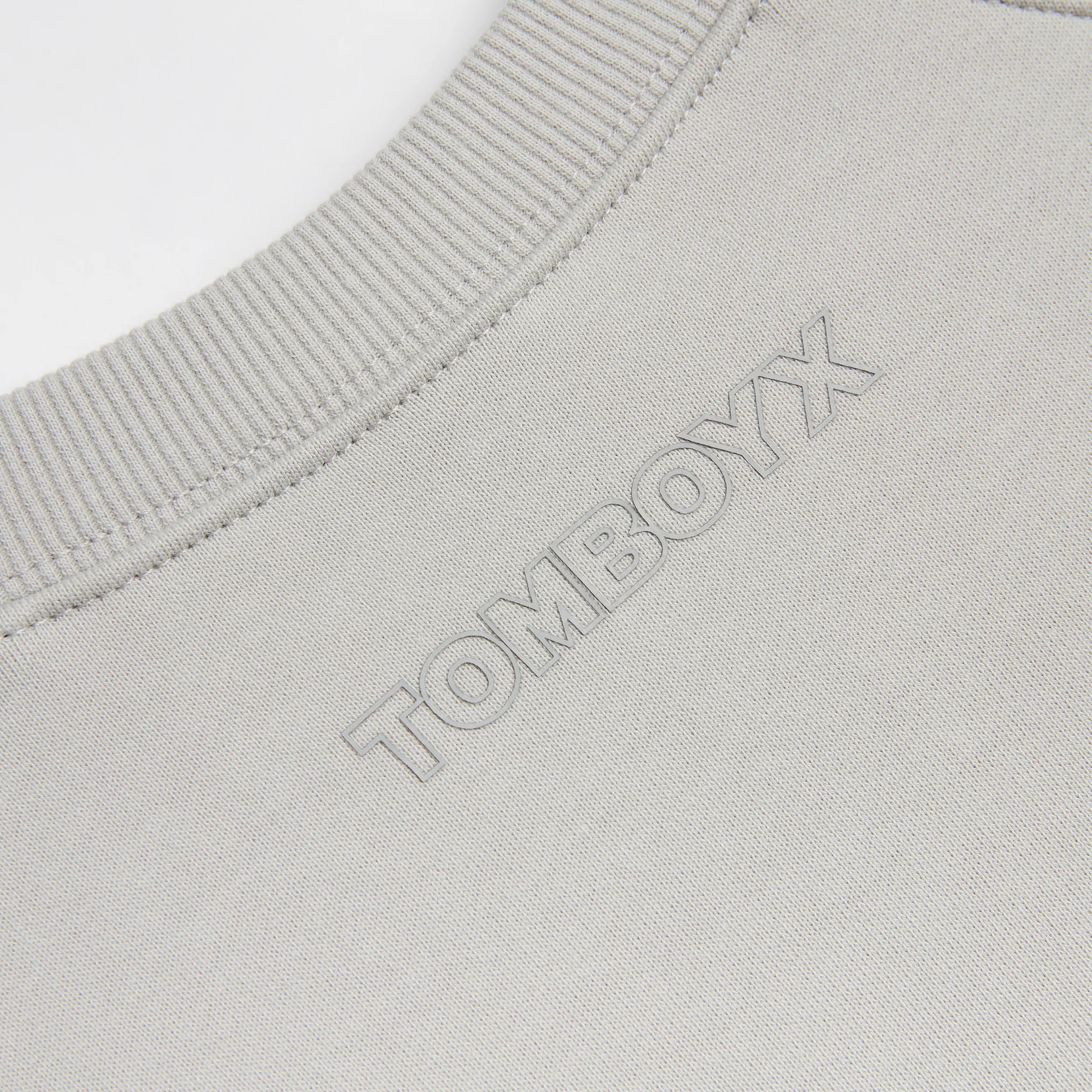French Terry Cut Off Crew - Concrete Gray - Image 10