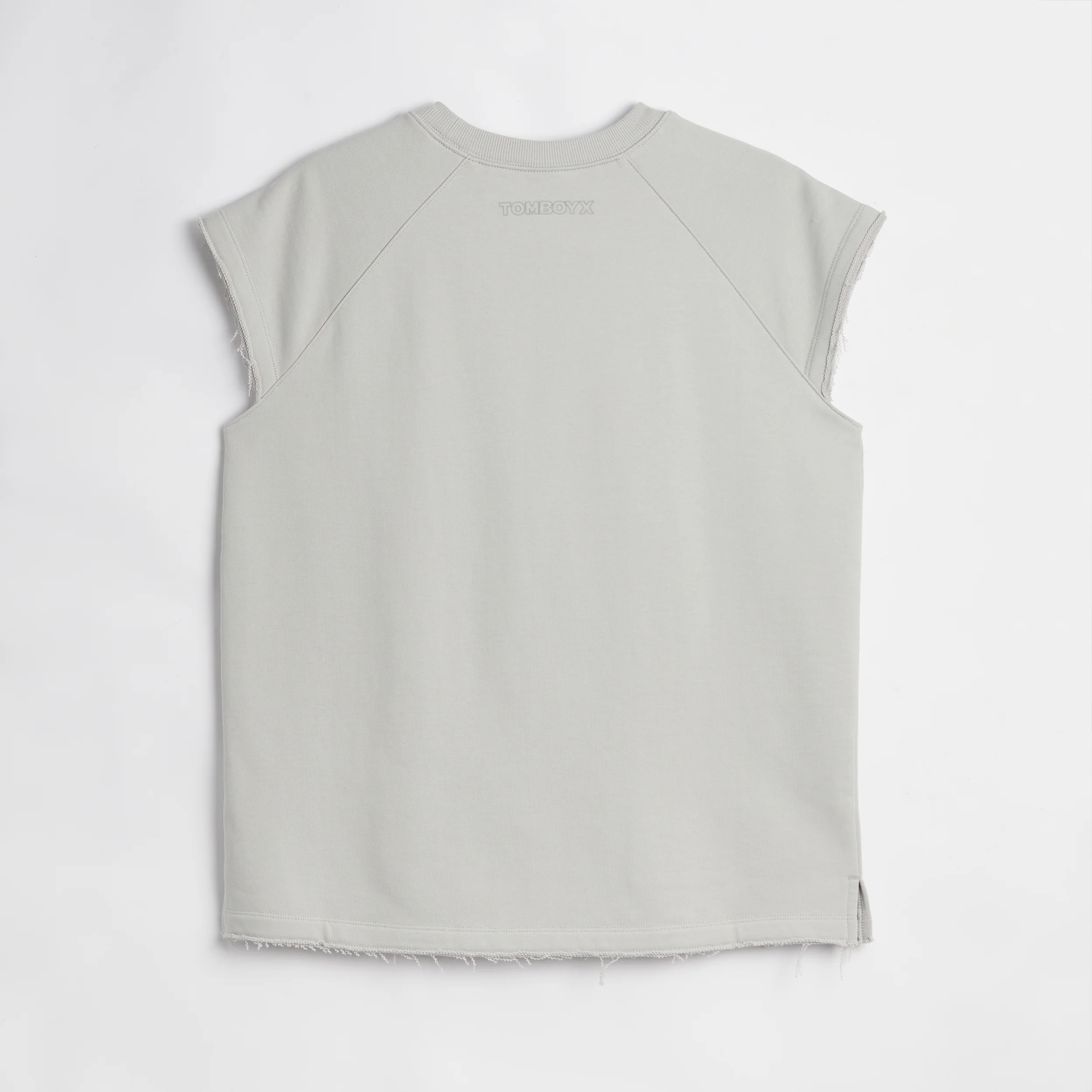 French Terry Cut Off Crew - Concrete Gray - Image 2
