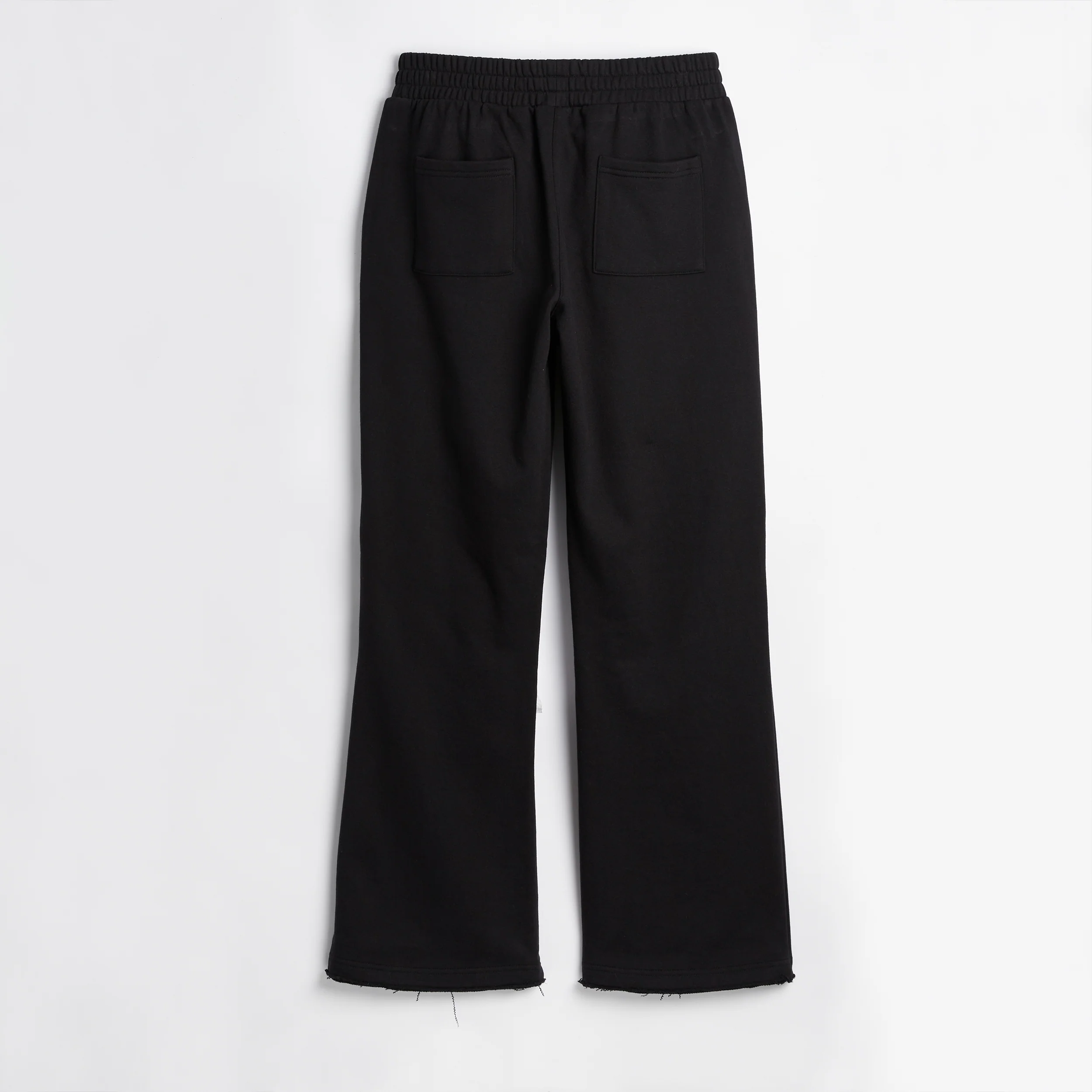 French Terry Flare Pant - Black - Image 2