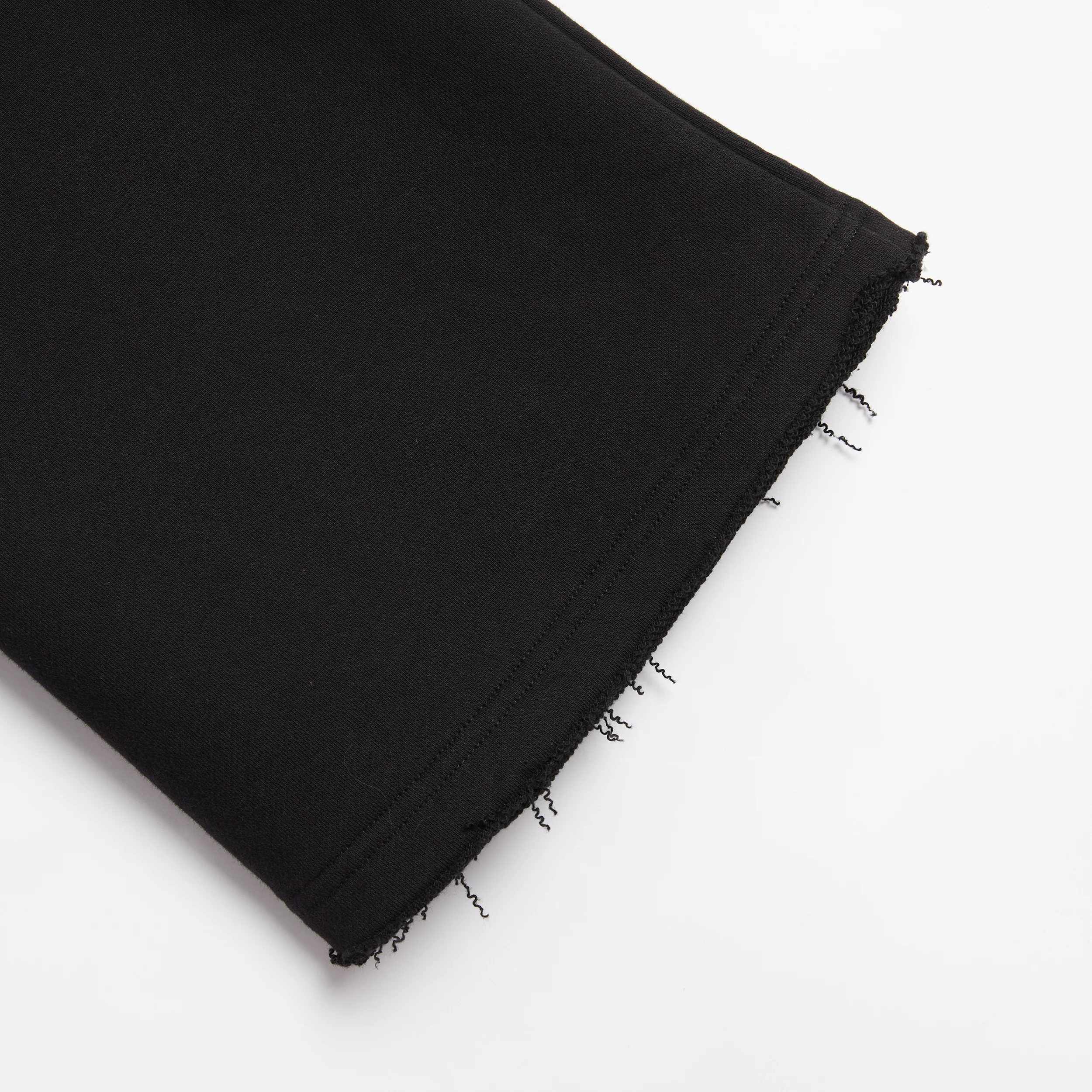 French Terry Flare Pant - Black - Image 3