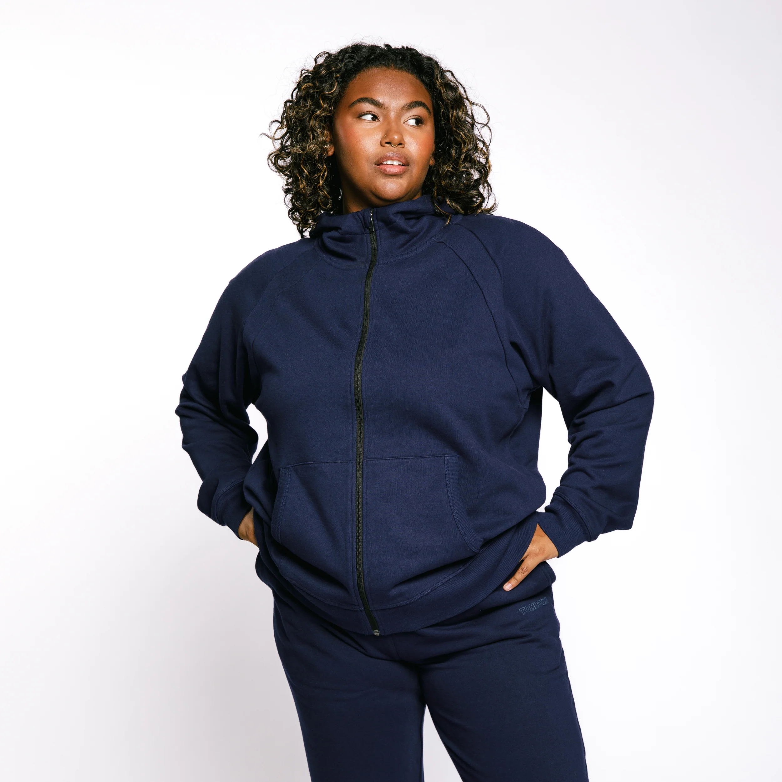 French Terry Full Zip Hoodie - Future Dusk - Image 5