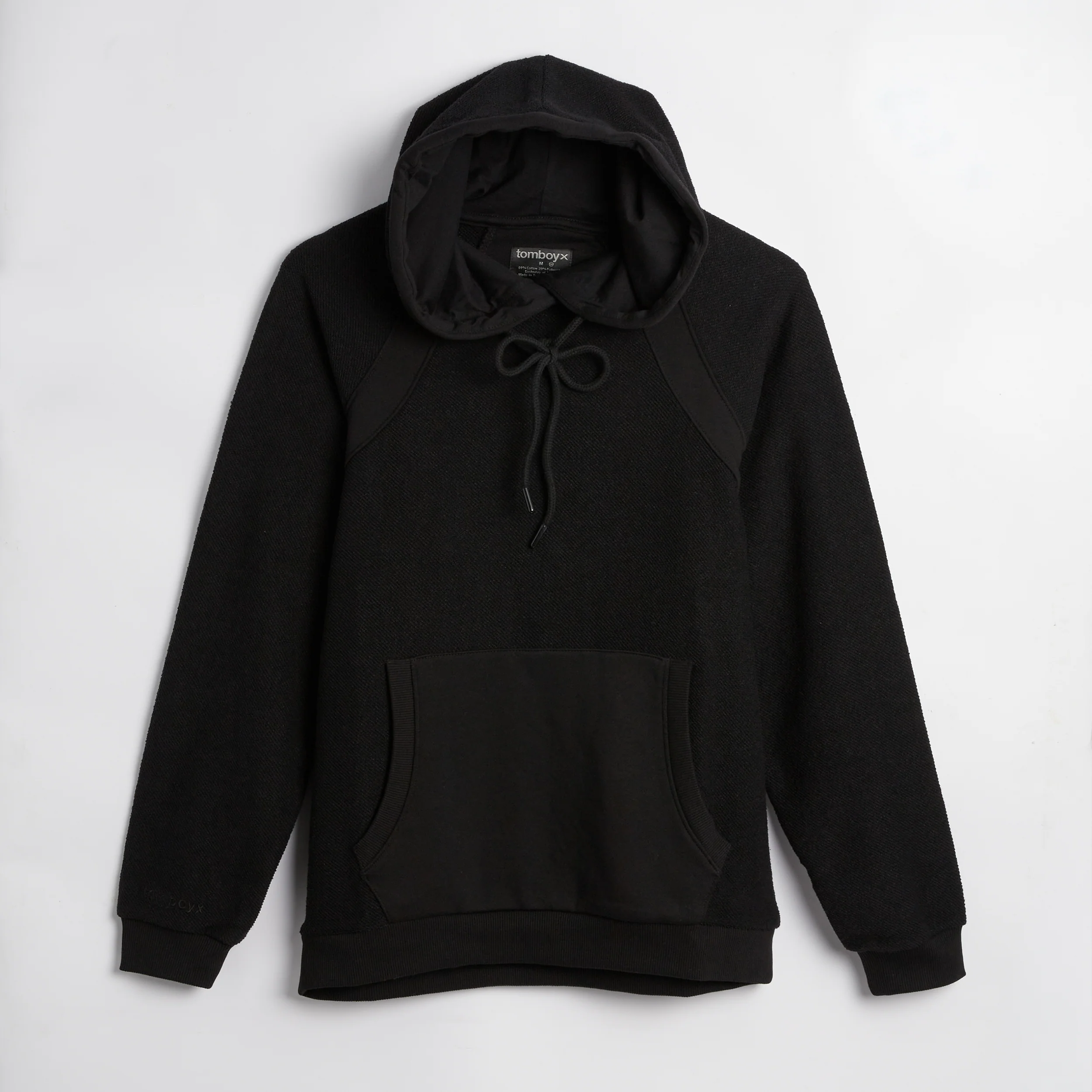 Inside Out French Terry Hoodie - Black - Image 3