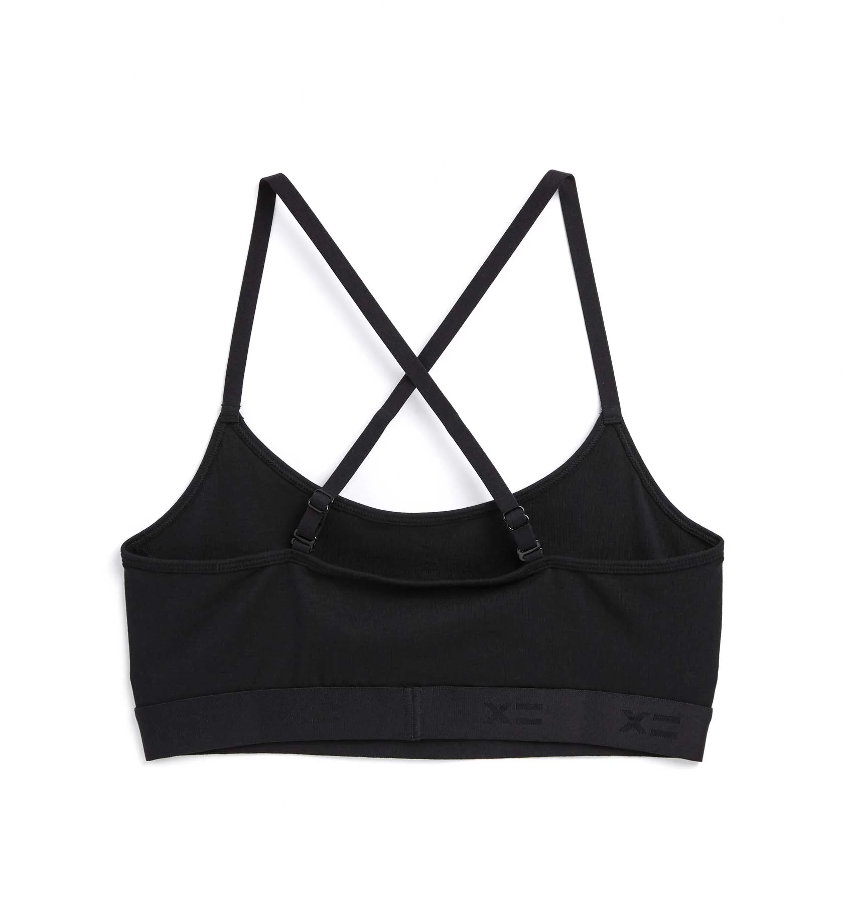 Low Cut Soft Bra - X= Black - Image 3