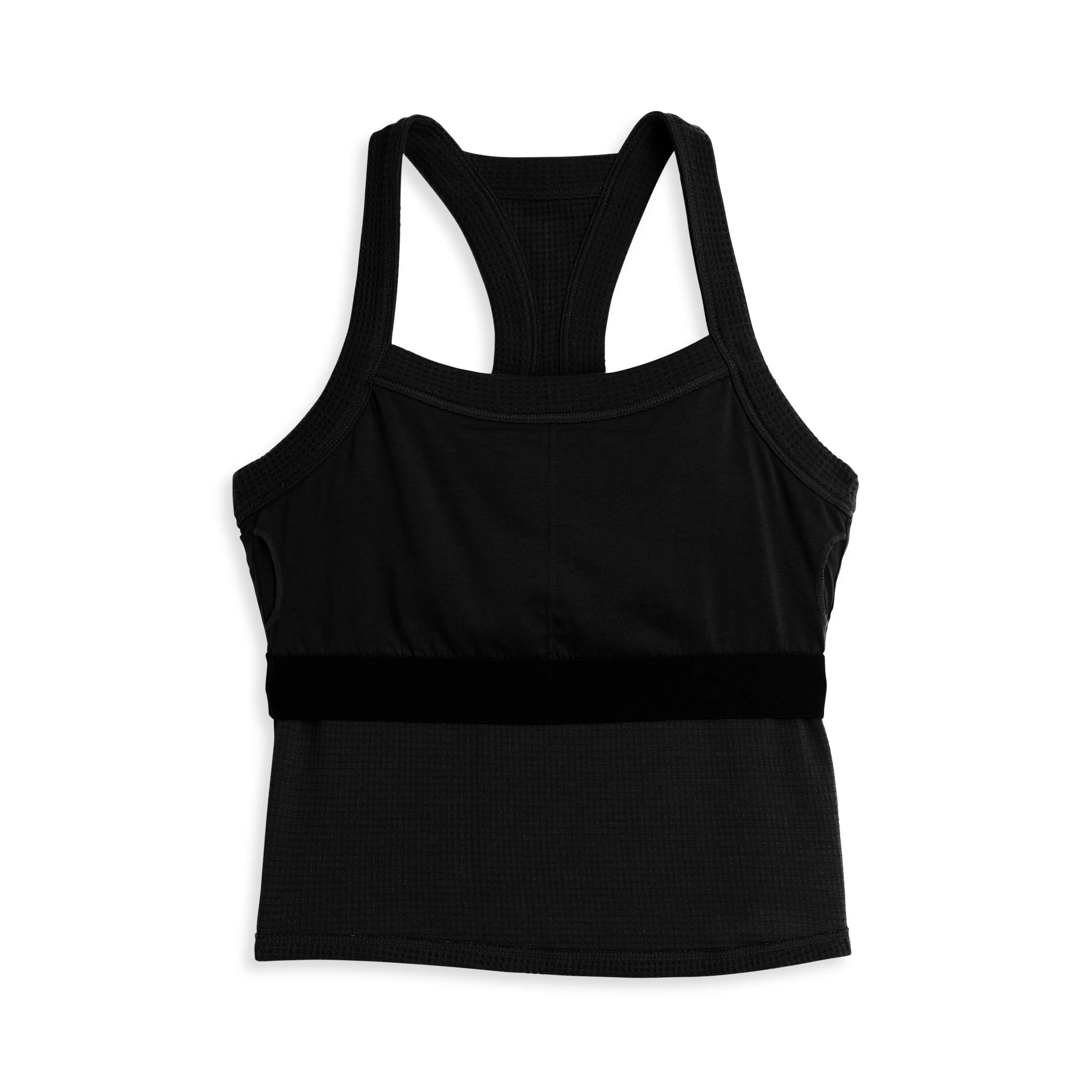 Modal Cloud Waffle Bra Top - Black Beauty - Image 4