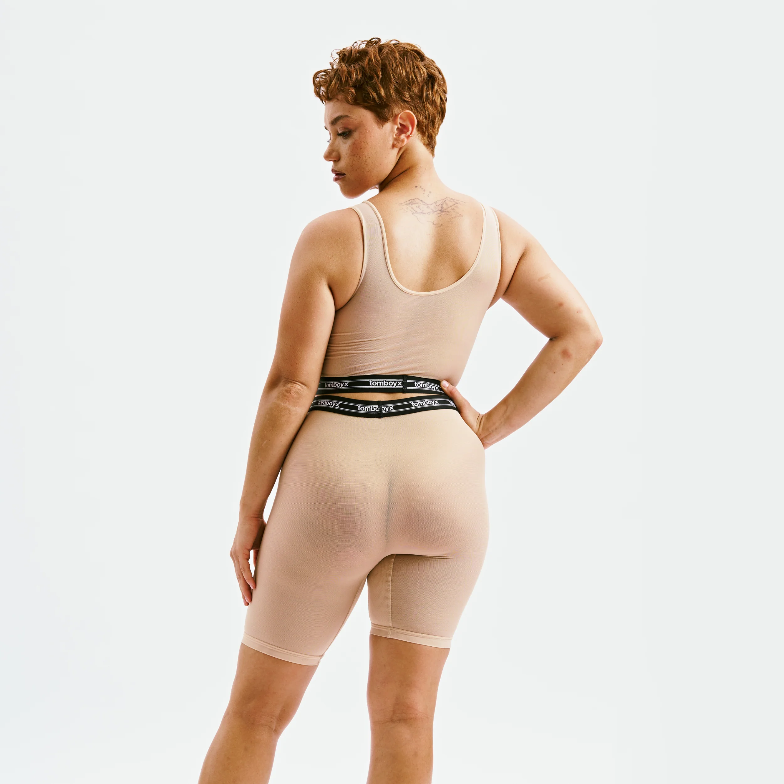 Powermesh 9" Boxer Briefs - Chai - Image 8