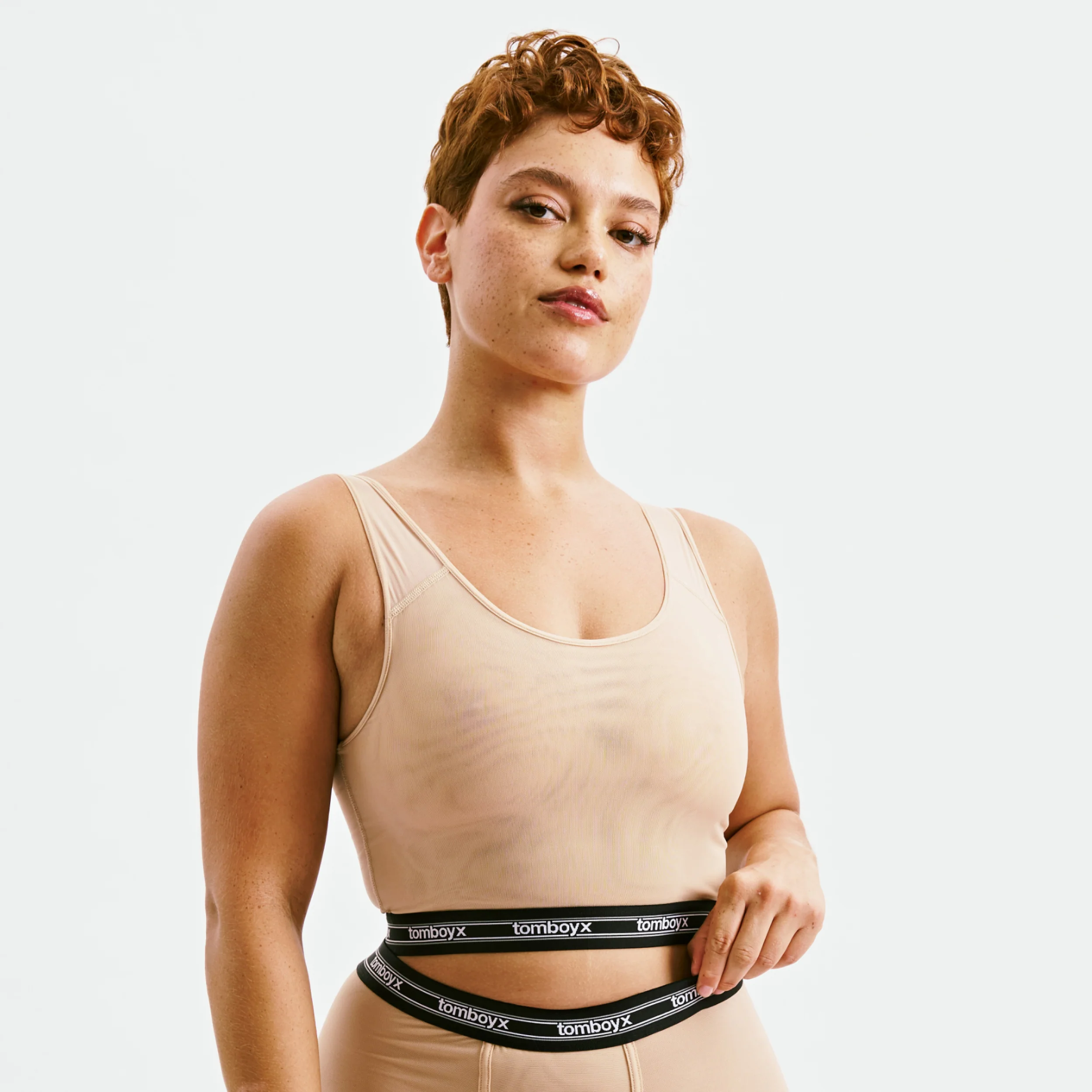 Powermesh Essential Bra - Chai - Image 5