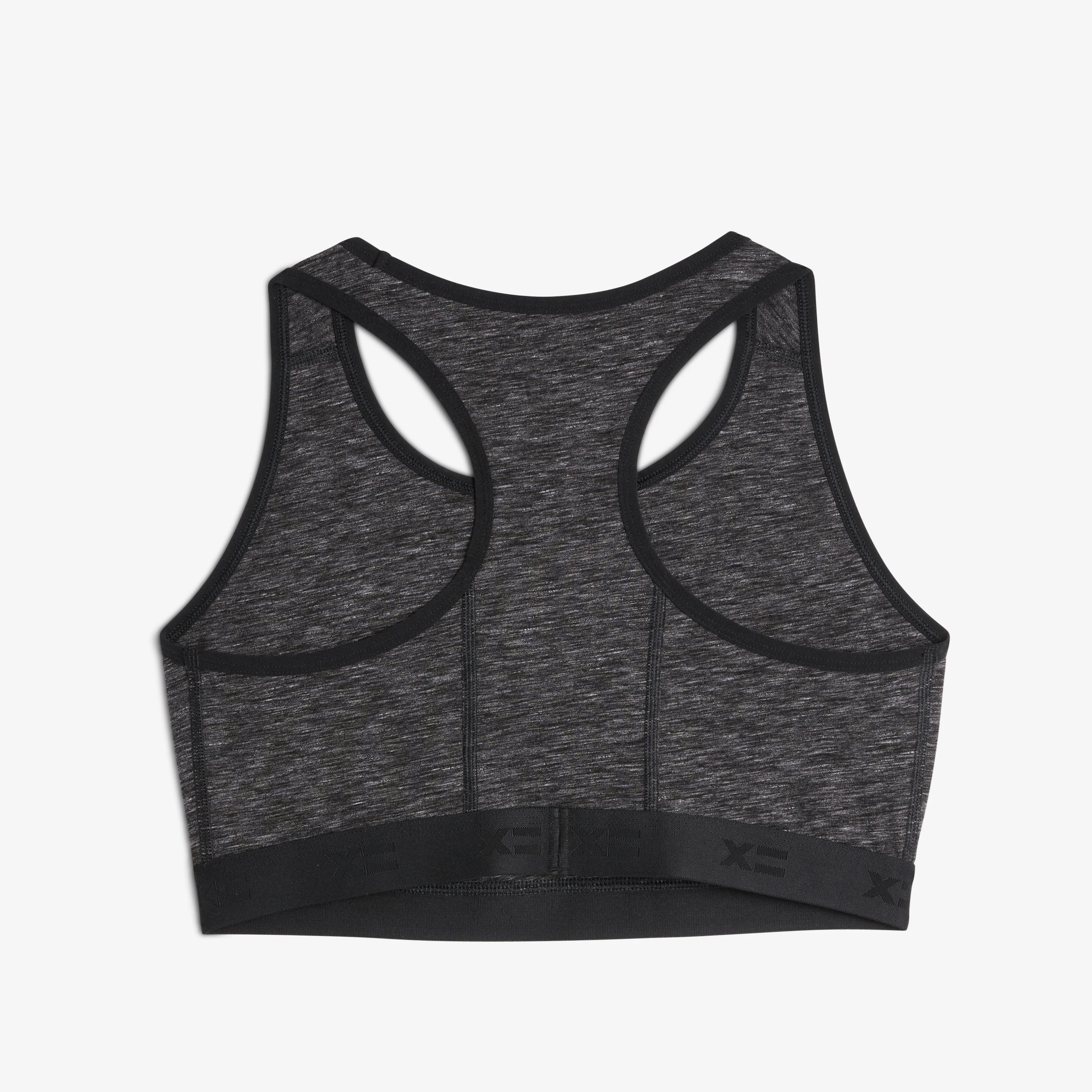 Racerback Soft Bra - Meteor Gray Heather - Image 2