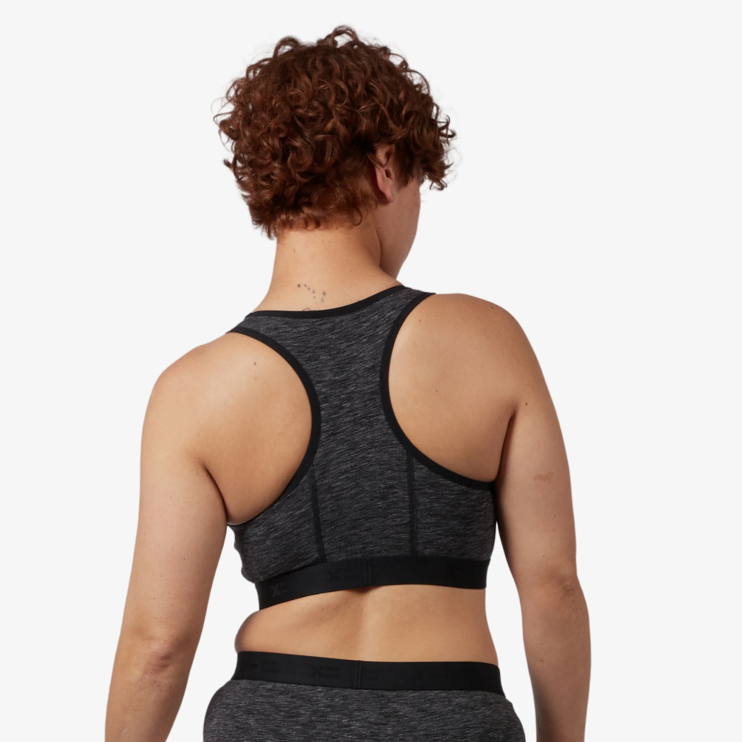 Racerback Soft Bra - Meteor Gray Heather - Image 5