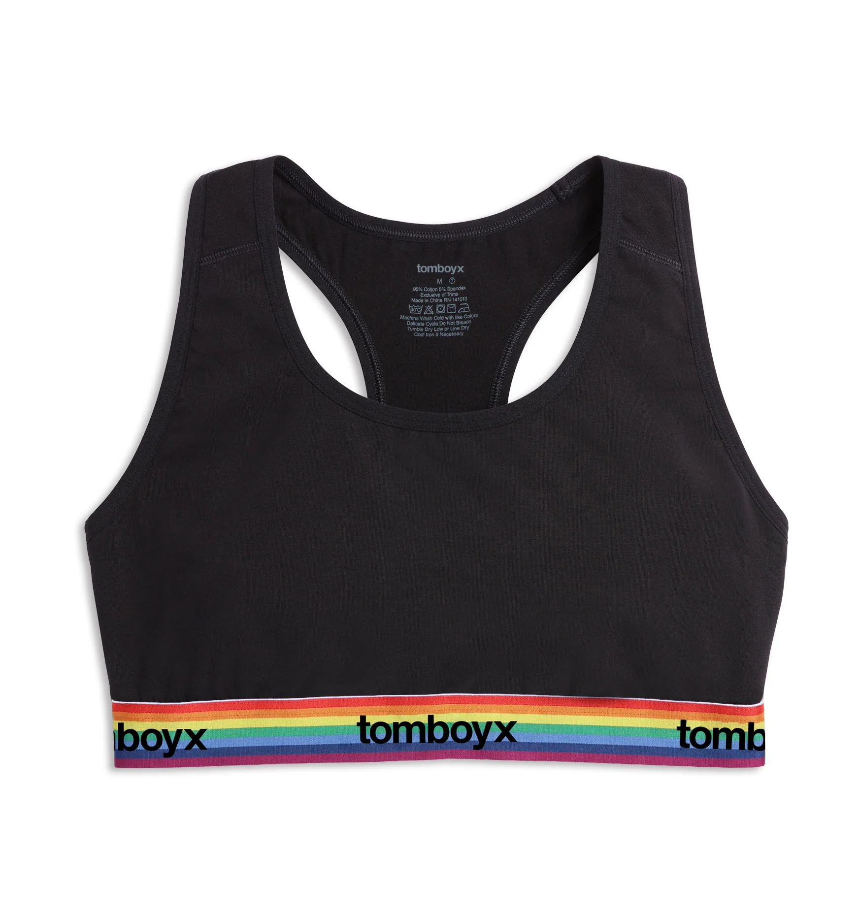 Racerback Soft Bra - Rainbow Logo Imperfects