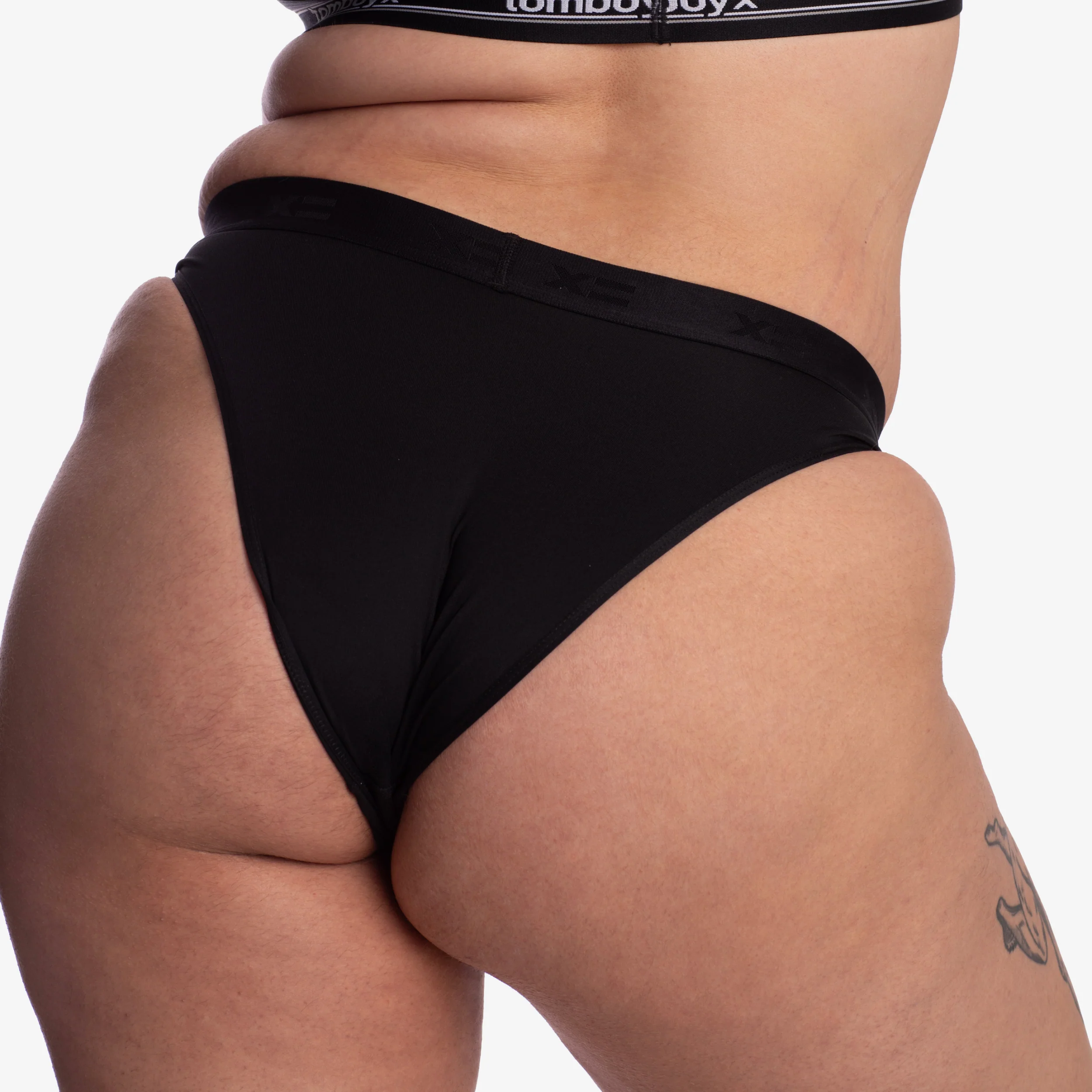 SmoothTuck Tucking Hi Leg Bikini - Black Rainbow - Image 6