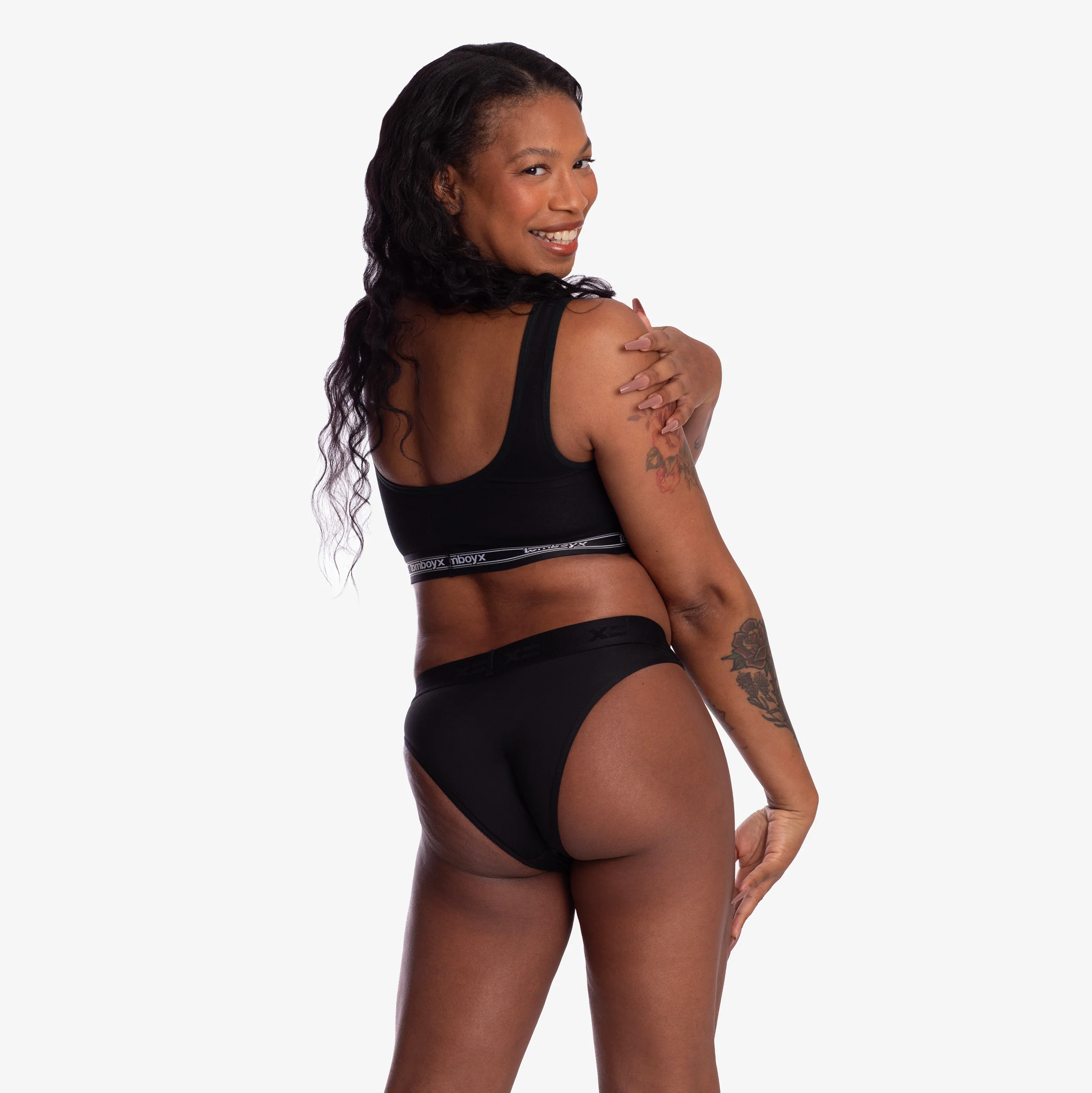 SmoothTuck Tucking Hi Leg Bikini - Black Rainbow - Image 8