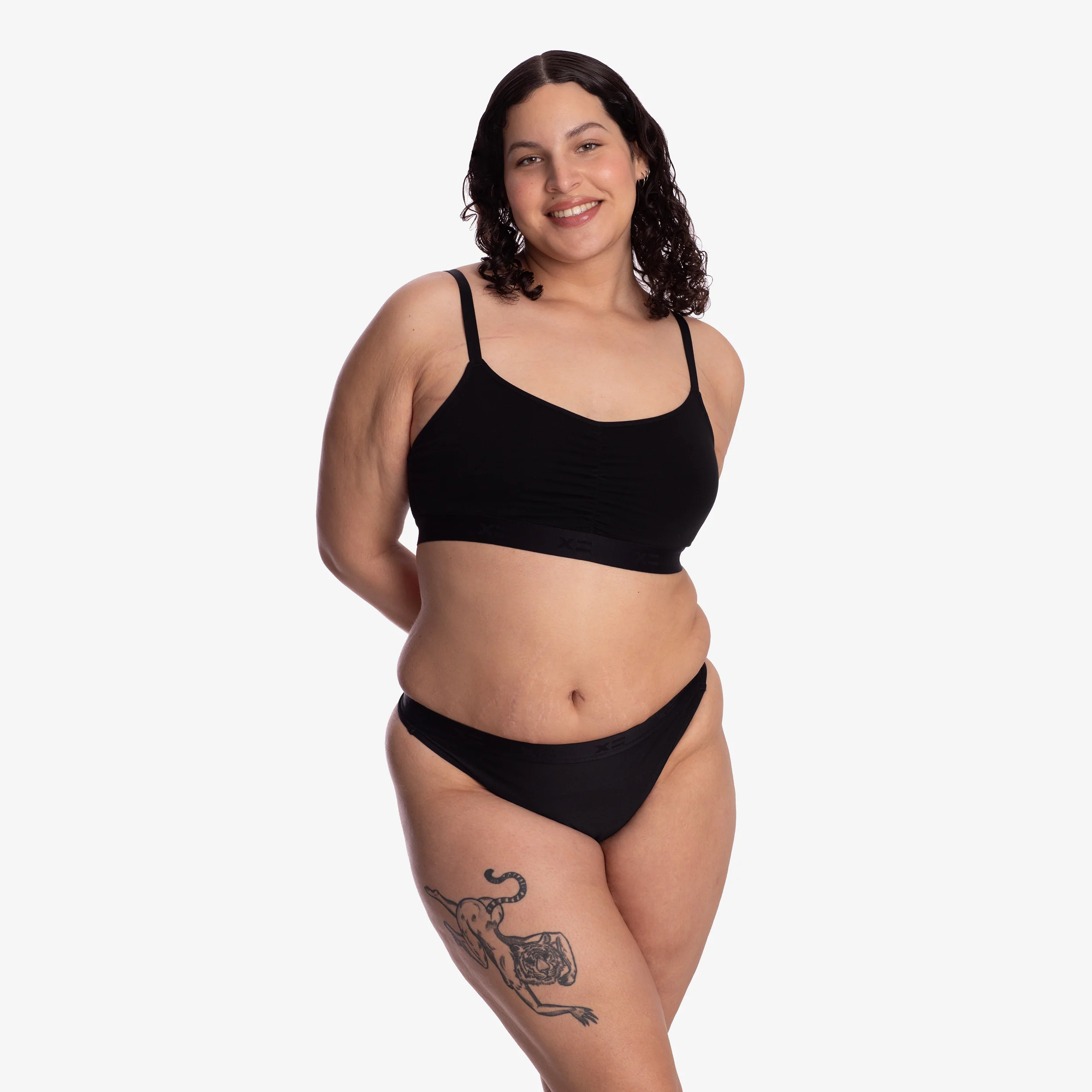 SmoothTuck Tucking Thong - Black Rainbow - Image 3