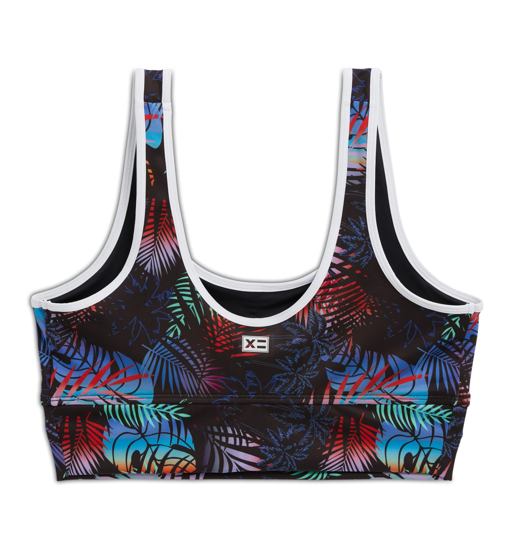 Swim Straight Up Longline Top  - Palm Dreams - Image 2