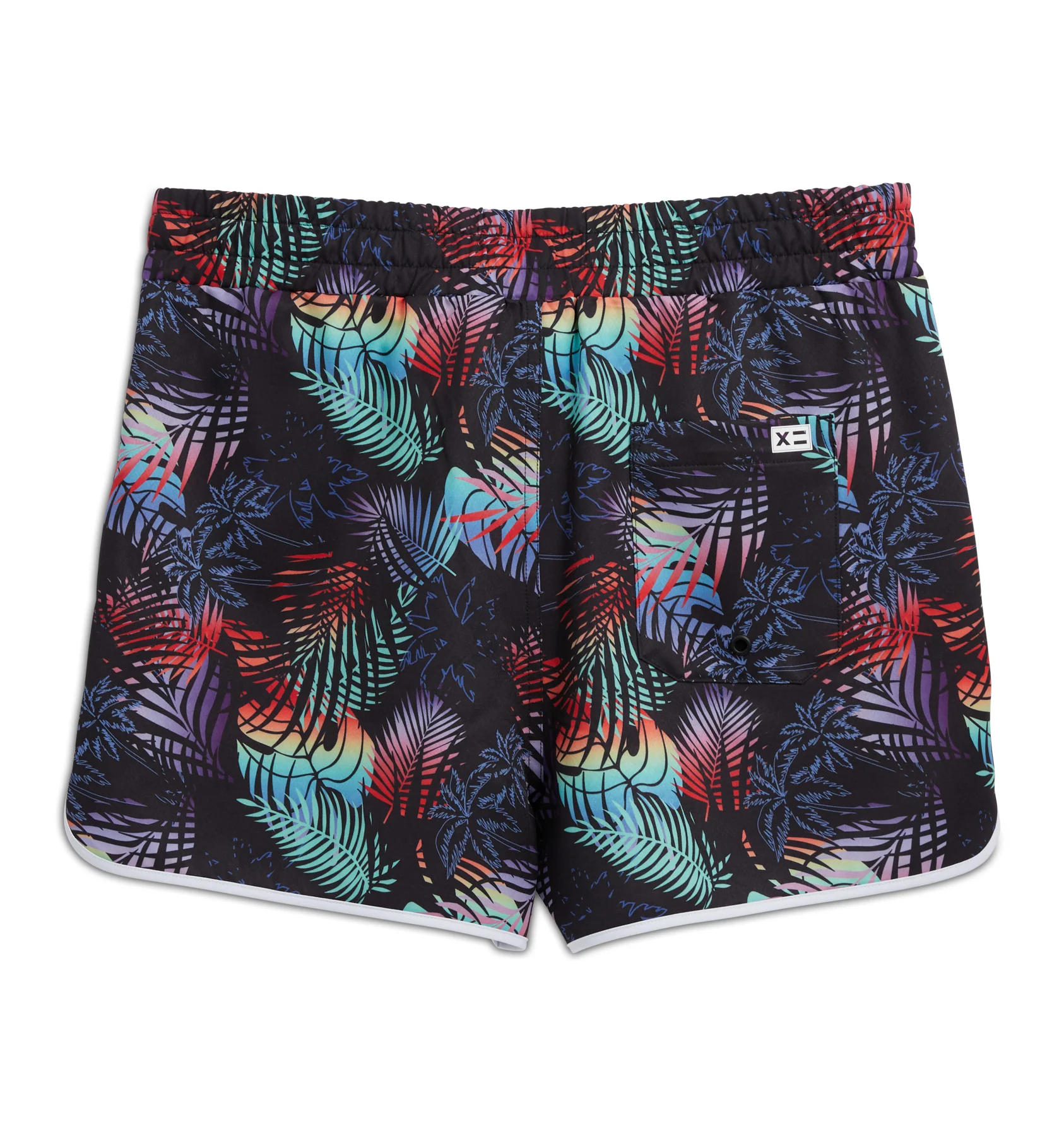 Swim 2.5" High Waisted Board Shortie - Palm Dreams - Image 2