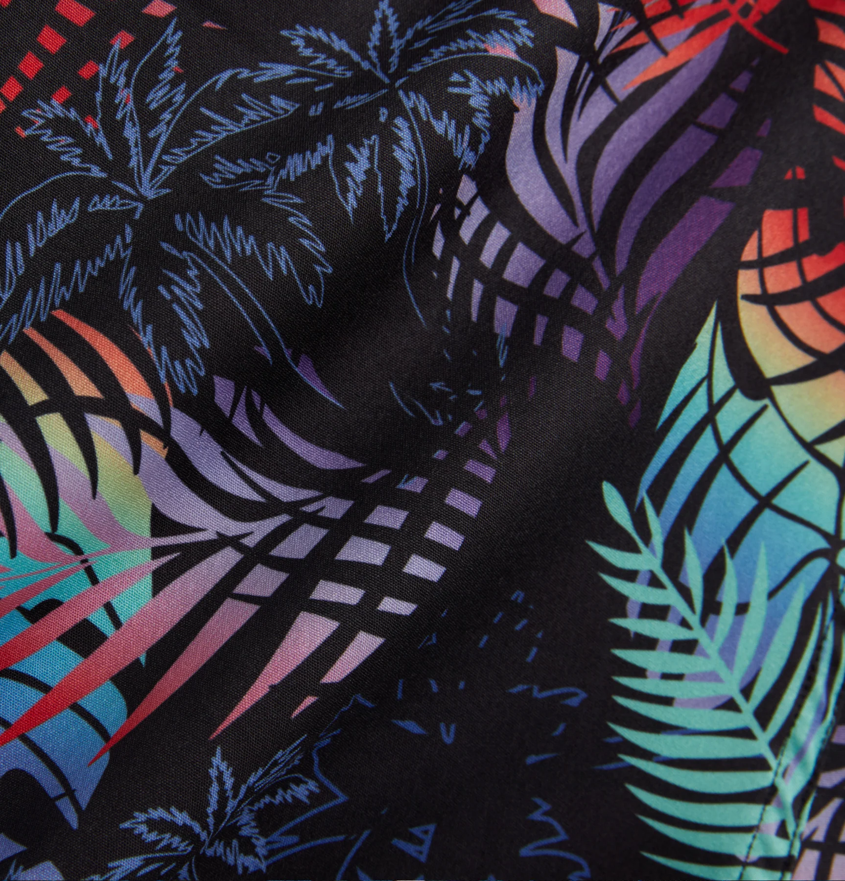 Swim Sport Compression Top - Palm Dreams - Image 3